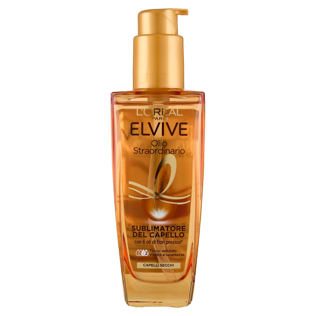 Elvive Olio Straordinario Sublimatore del Capello, per Capelli Secchi, 100 ml
