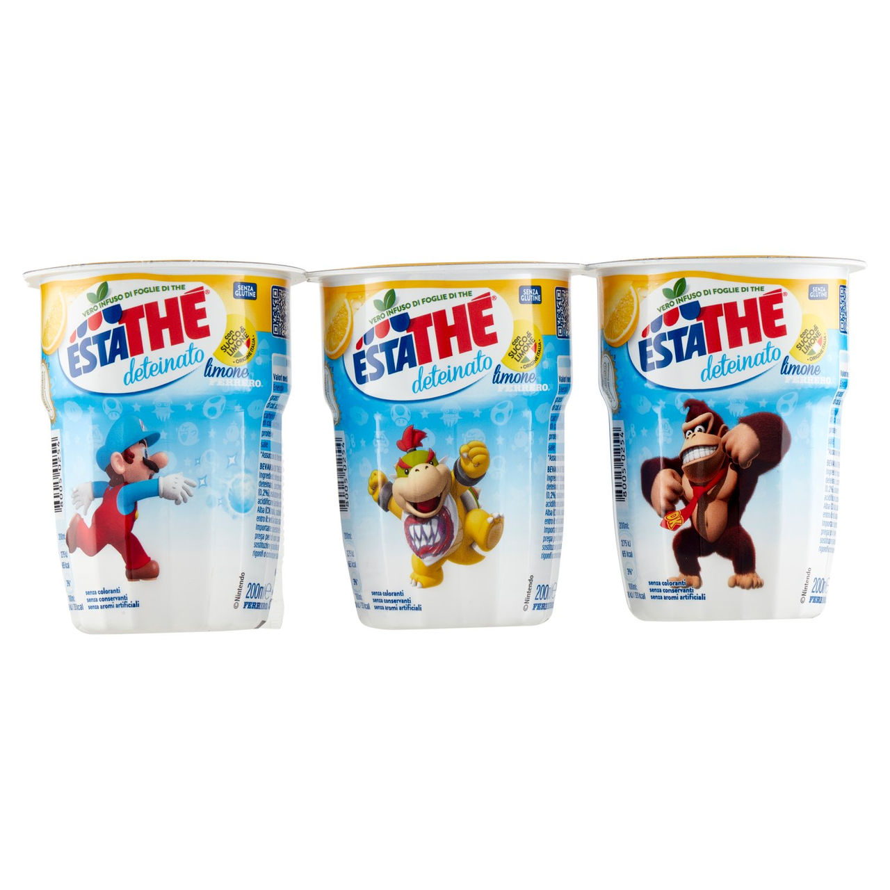 Estathé deteinato limone Super Mario 3 x 200 ml