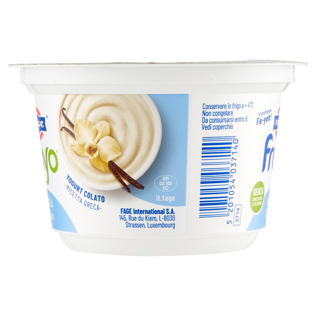 Fage fruyo Vaniglia 0% Grassi 150 g