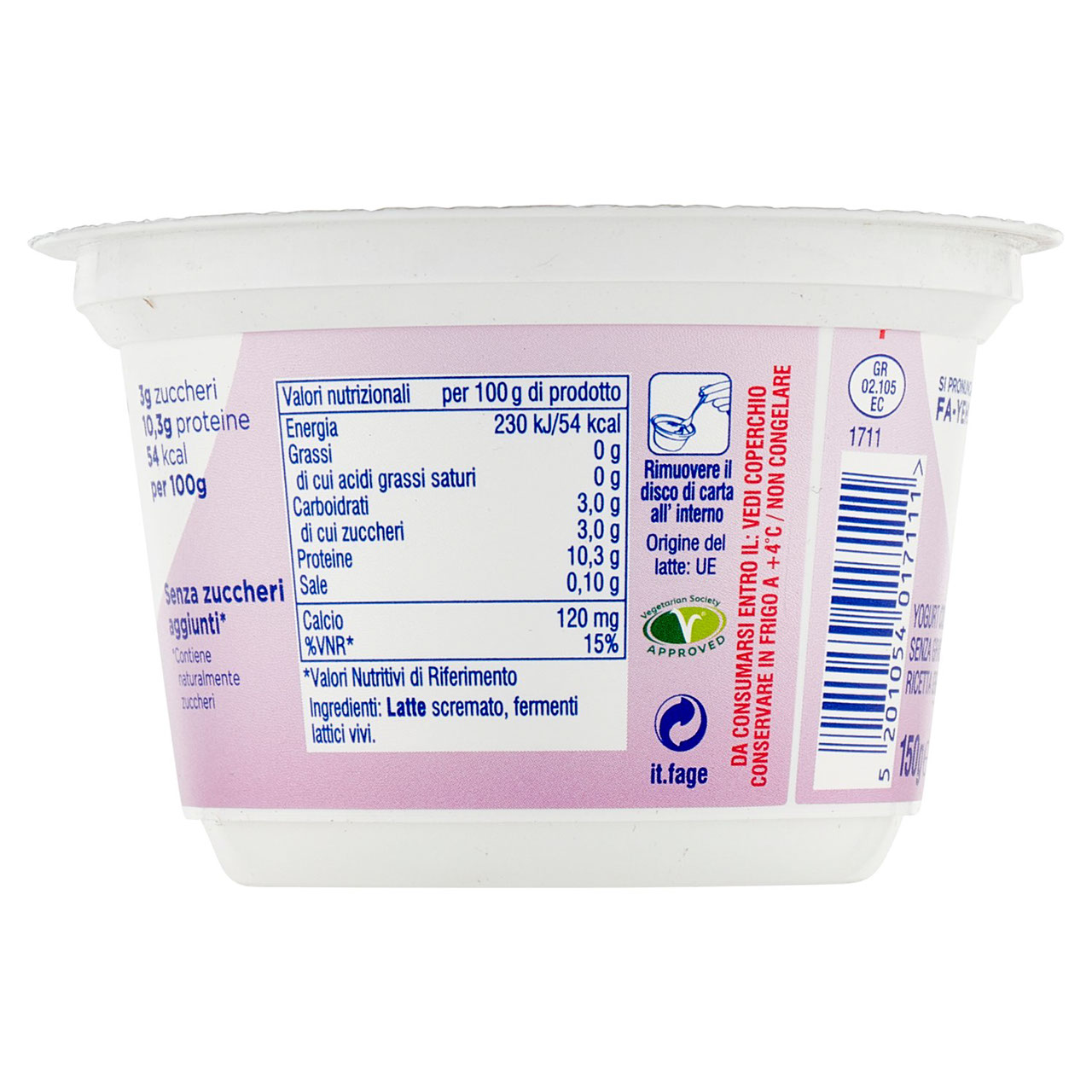 Fage Total 0% Grassi 150 g