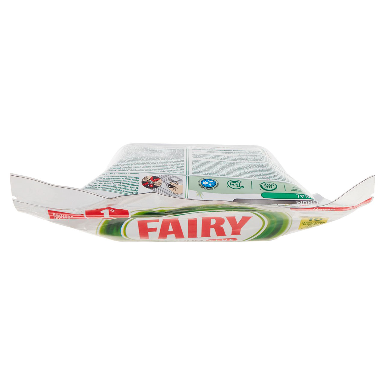 Fairy Platinum Plus Pastiglie Lavastoviglie 18 Caps, Detersivo Limone Anti-Opaco