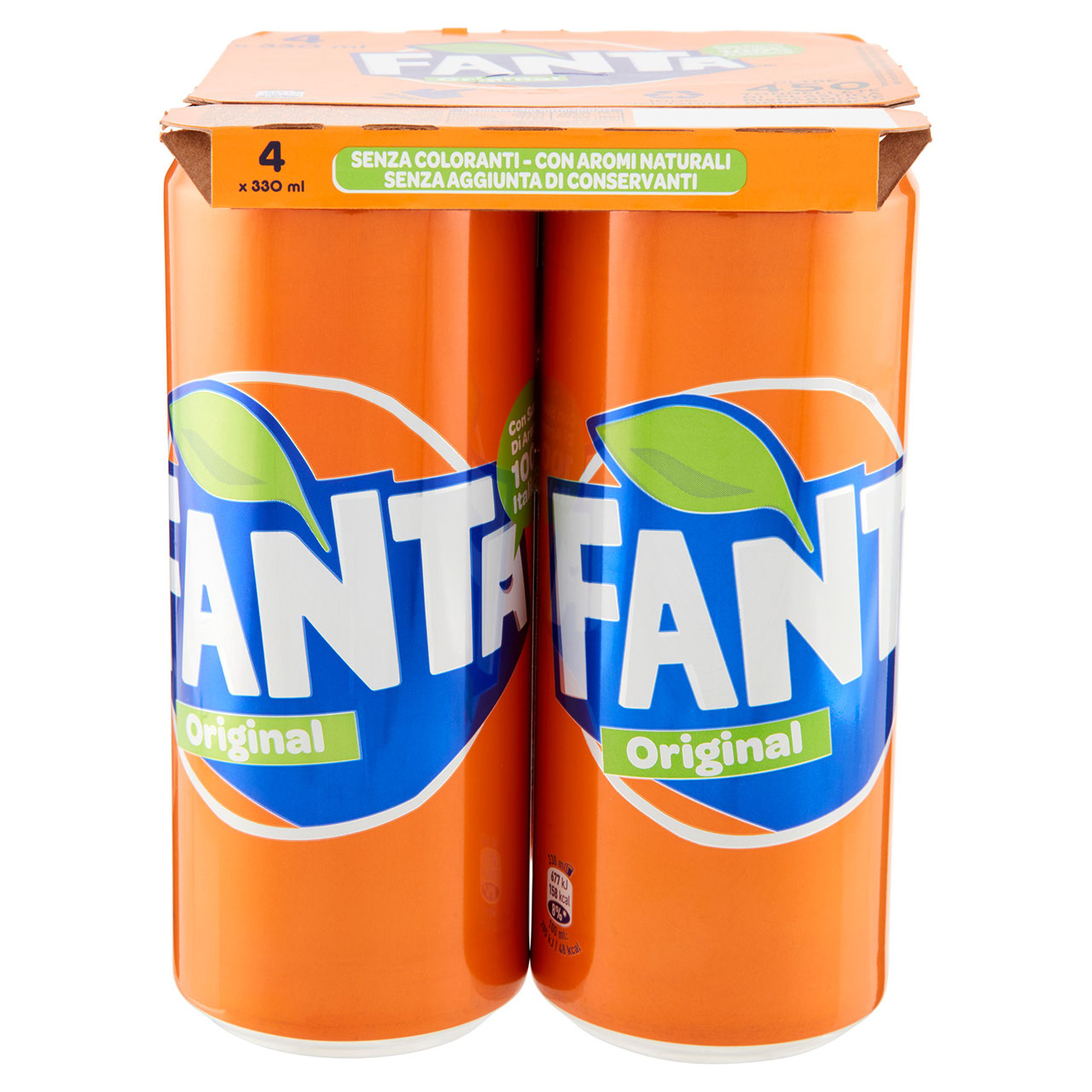 Fanta Original, Bibita Gassata 330ml x 4