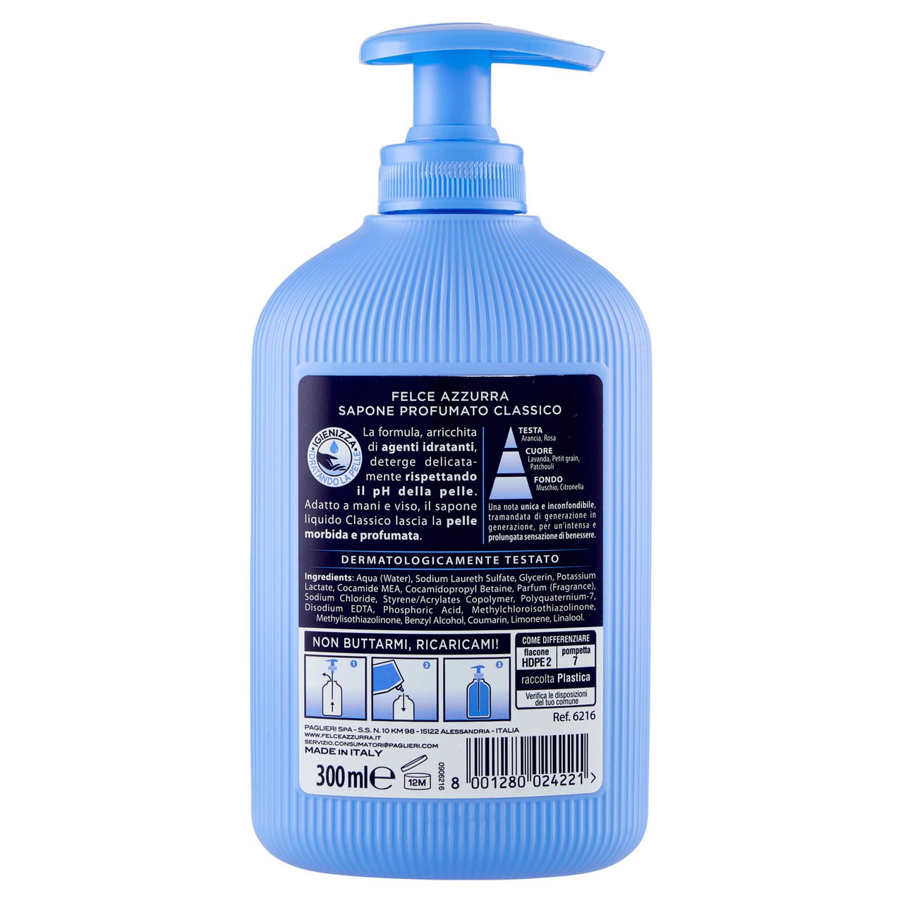 Felce Azzurra Classico Sapone Liquido 300 ml