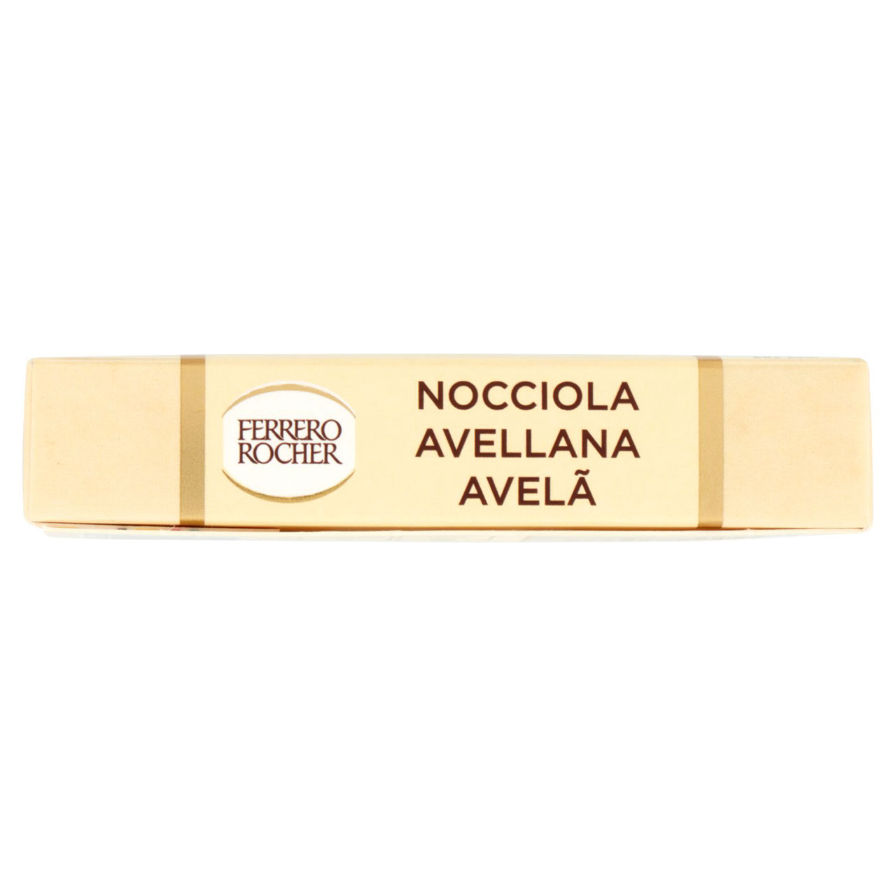 Ferrero Rocher White - tavoletta ricoperta di cioccolato bianco con ripieno alla nocciola.  -   90g