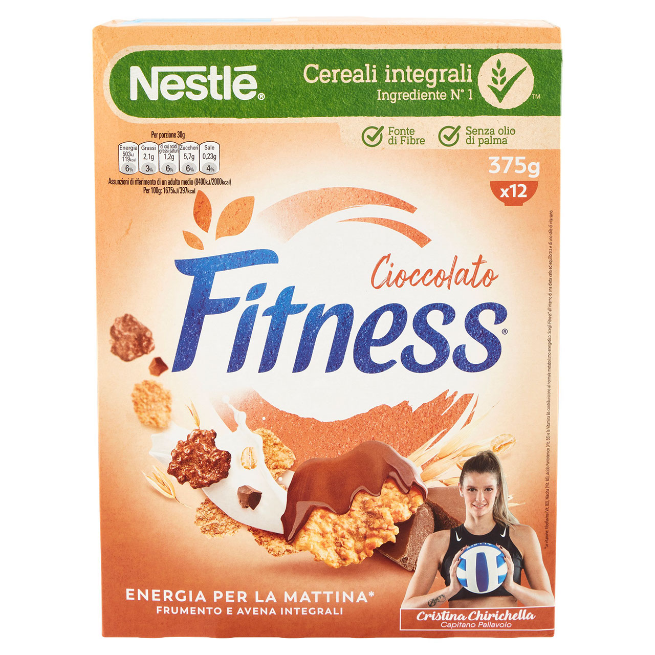 Fitness Cioccolato Cereali con frumento e avena