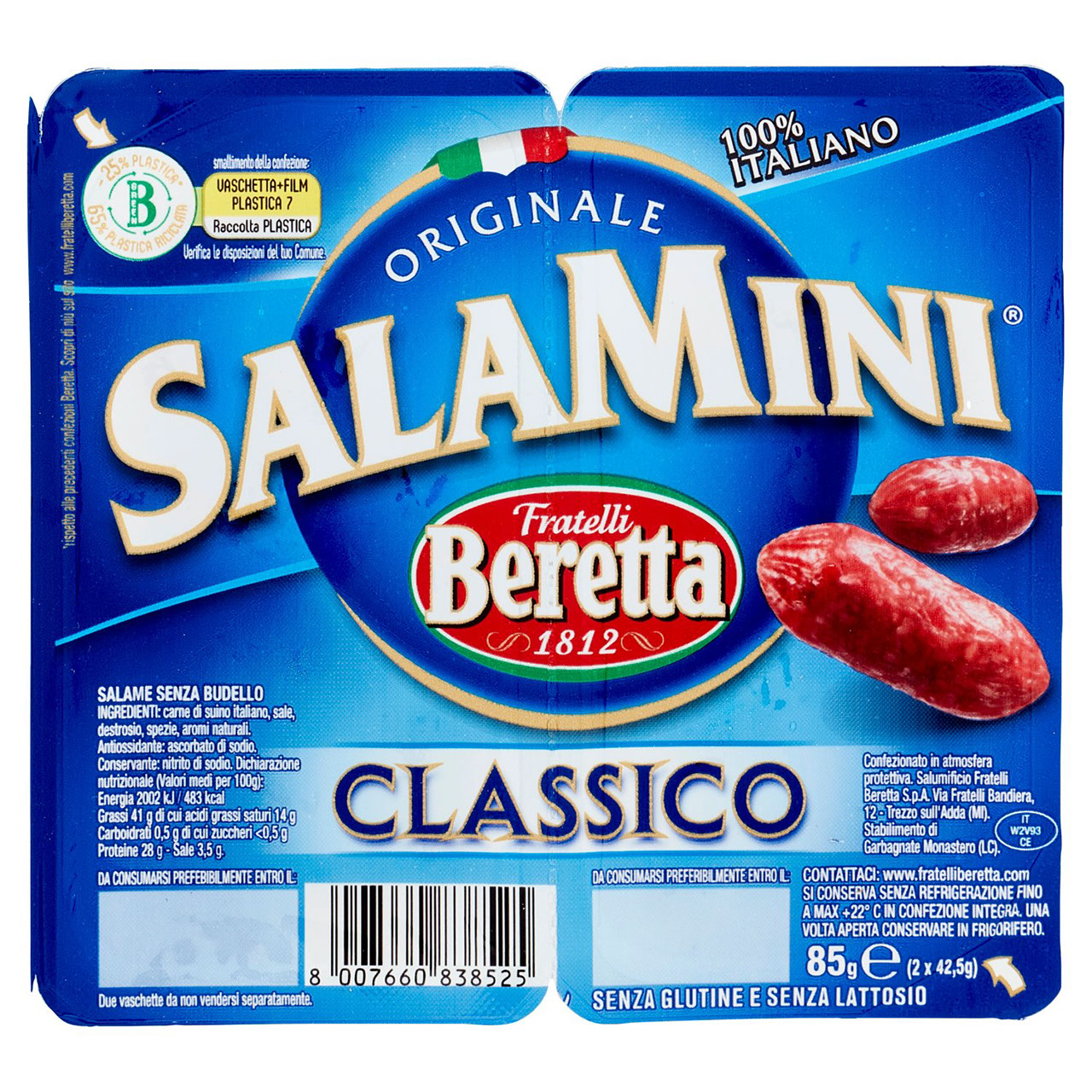 Fratelli Beretta SalaMini Classico 2 x 42,5 g