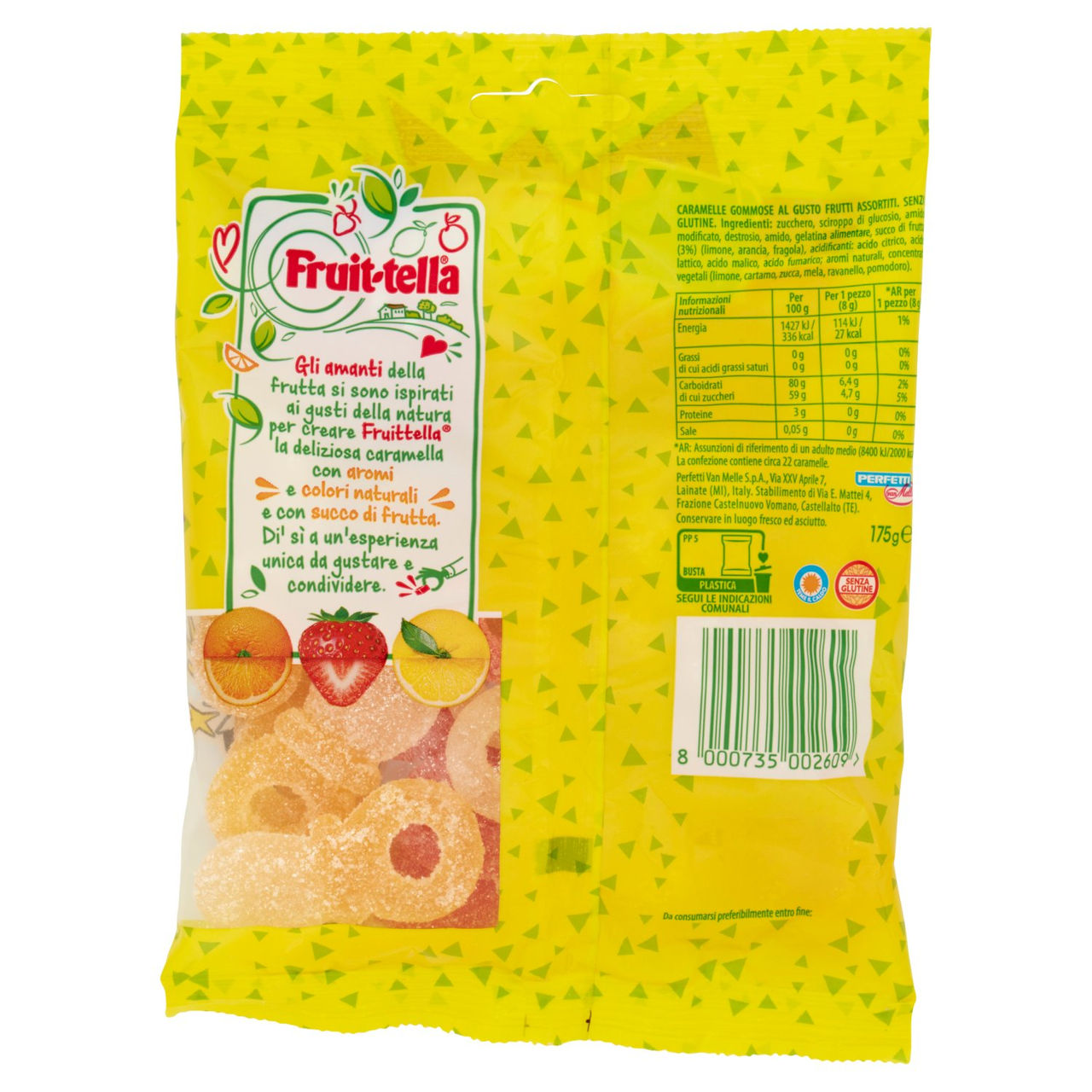 Fruit-tella Ciucci Frizz 175 g in vendita online