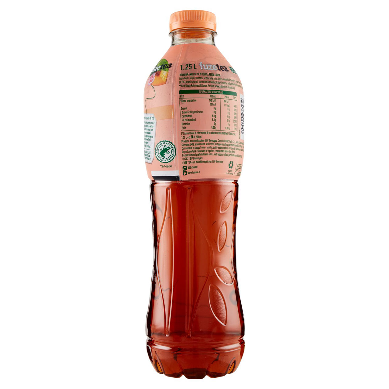 Fuze Tea Tè alla Pesca e Rosa 1,25 L (PET)