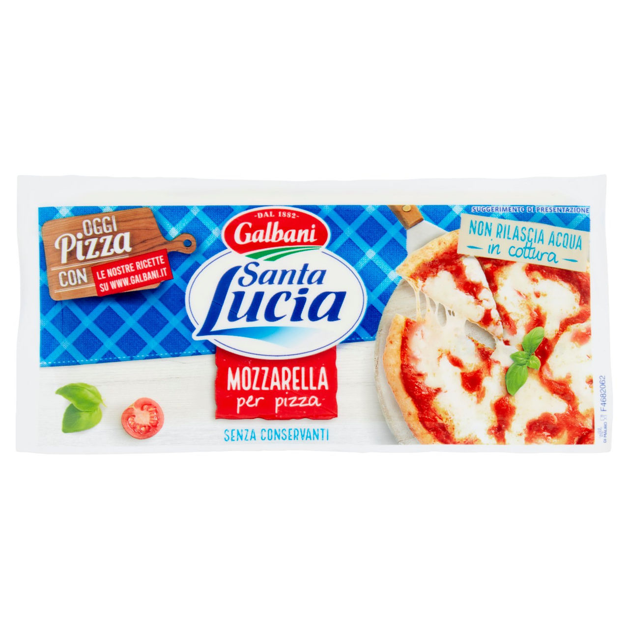 Galbani Santa Lucia Mozzarella per pizza 400 g