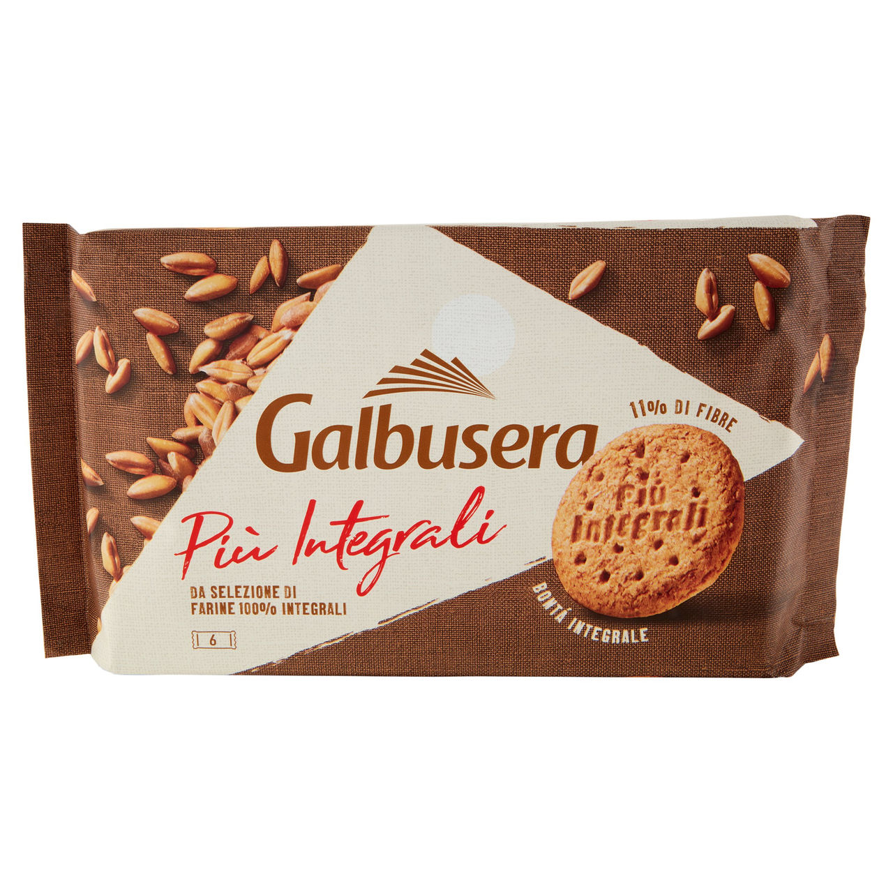 Galbusera Più Integrali 6 x 55 g