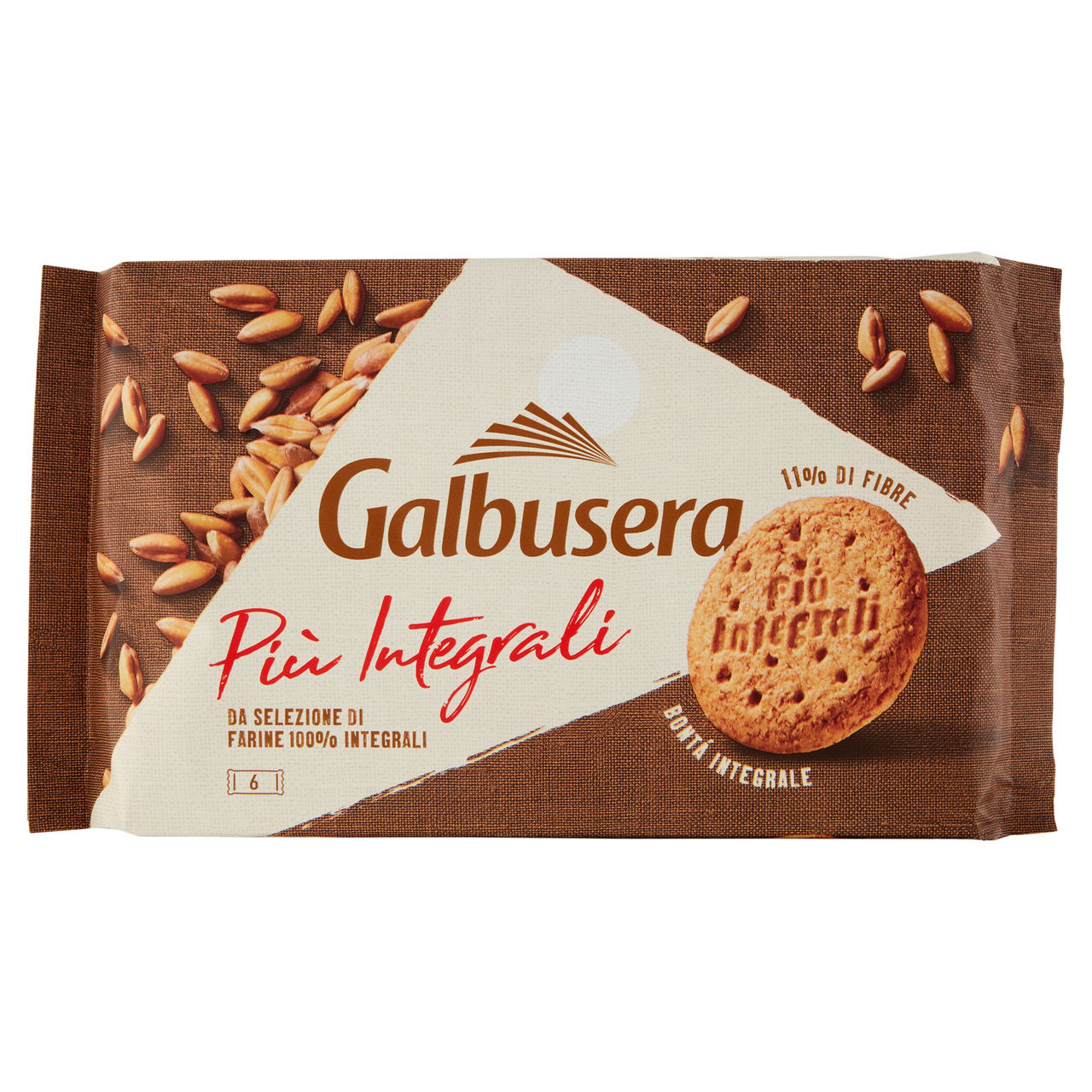 Galbusera Più Integrali 6 x 55 g