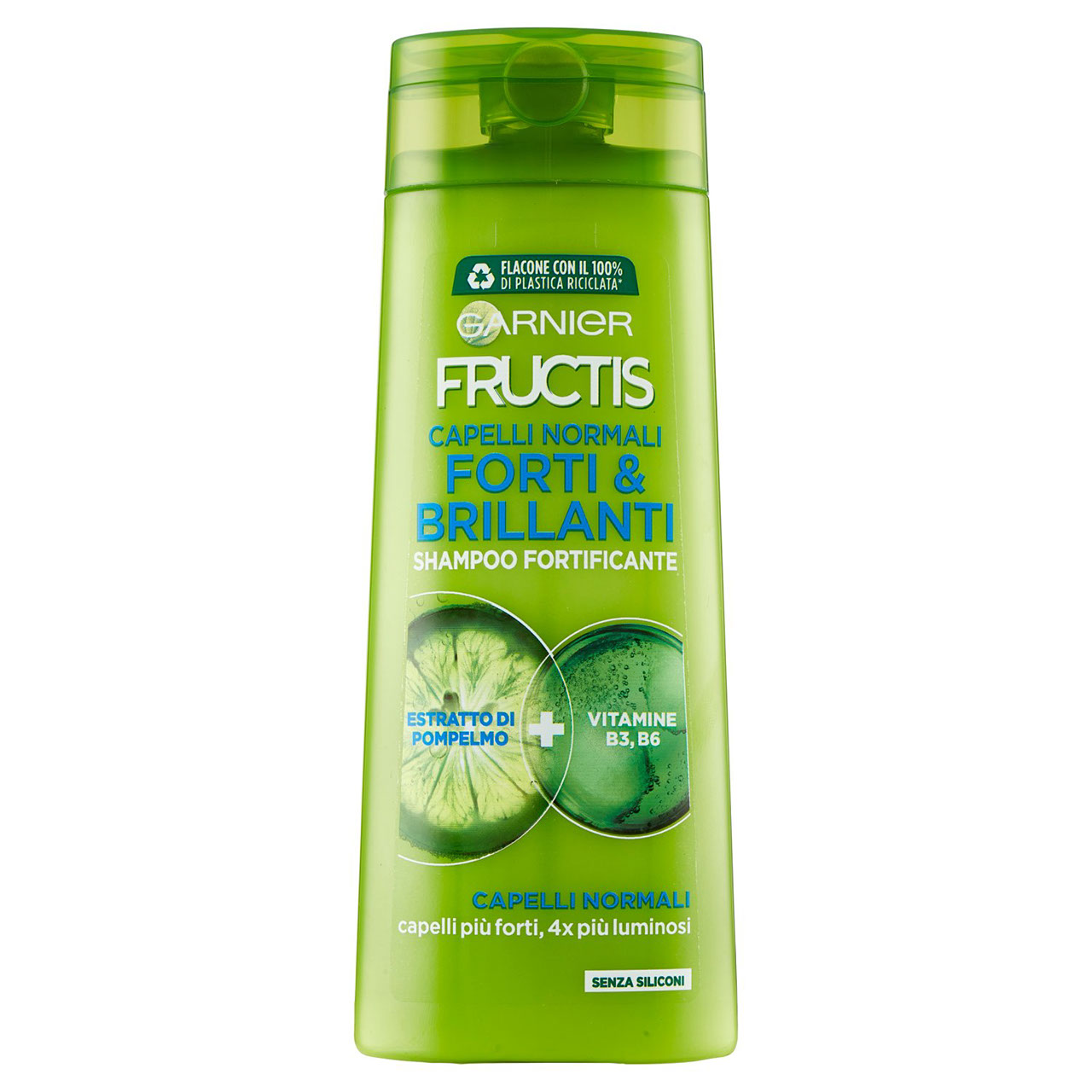 Garnier Shampoo Fructis Capelli Normali, Capelli Forti e Brillanti, 250 ml