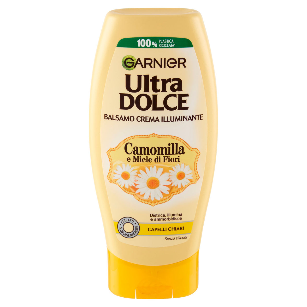 Garnier Ultra Dolce Balsamo all'estratto di Camomilla e Miele per capelli chiari, 200 ml