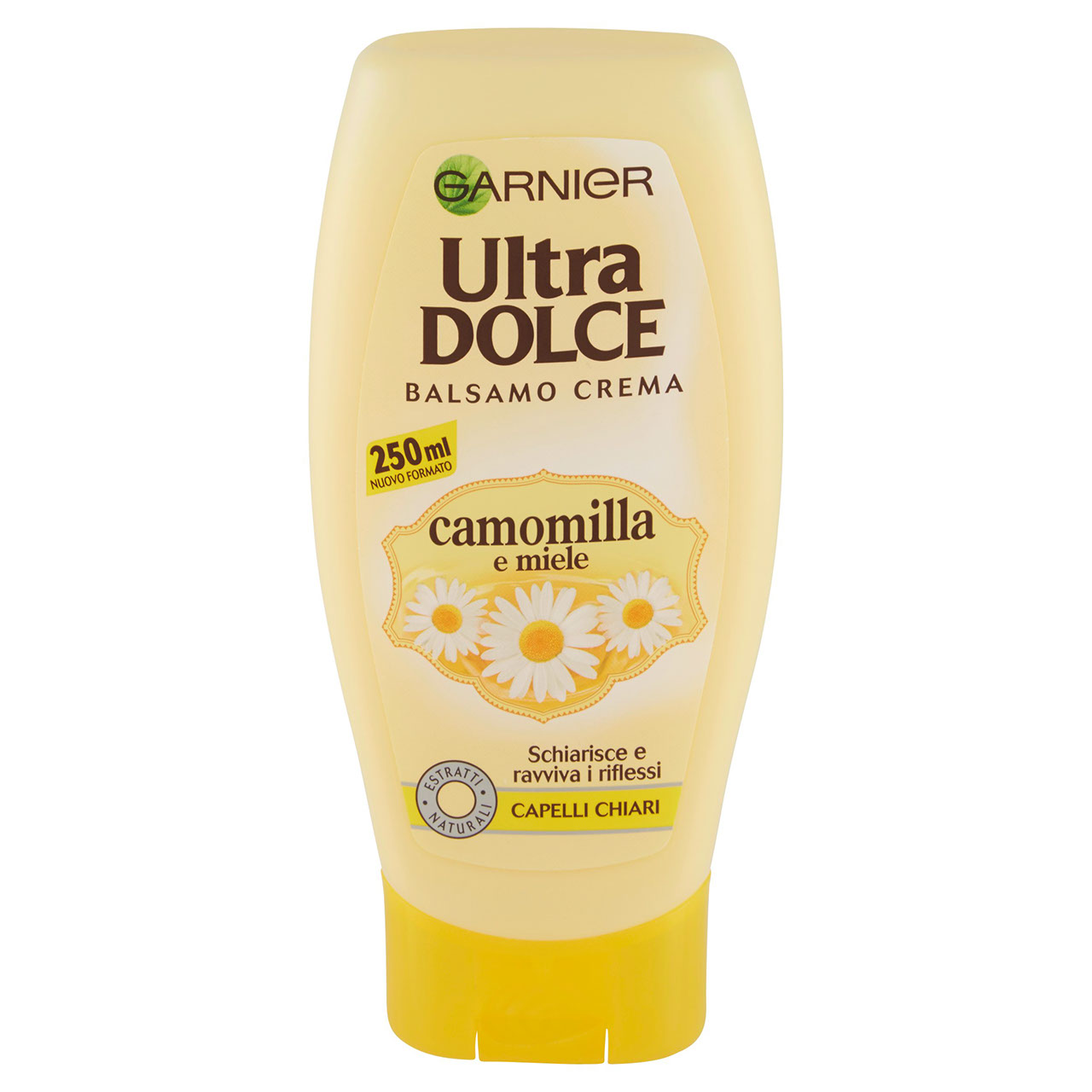 Garnier Ultra Dolce Balsamo all'estratto di Camomilla e Miele per capelli chiari, 250 ml