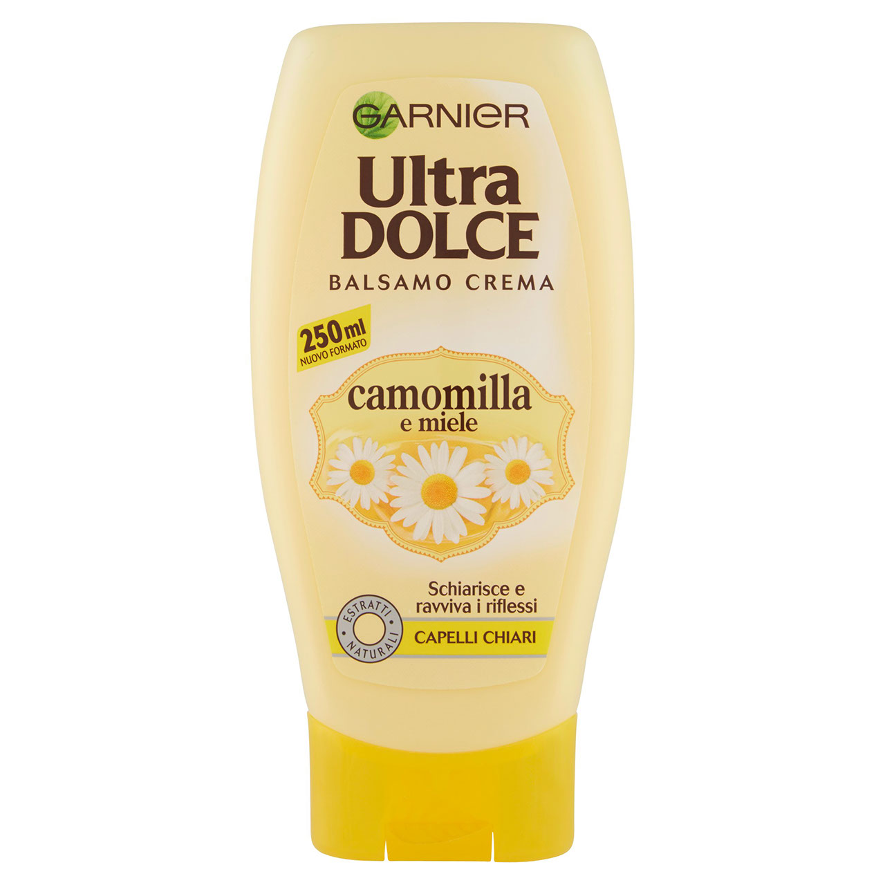 Garnier Ultra Dolce Balsamo all'estratto di Camomilla e Miele per capelli chiari, 250 ml