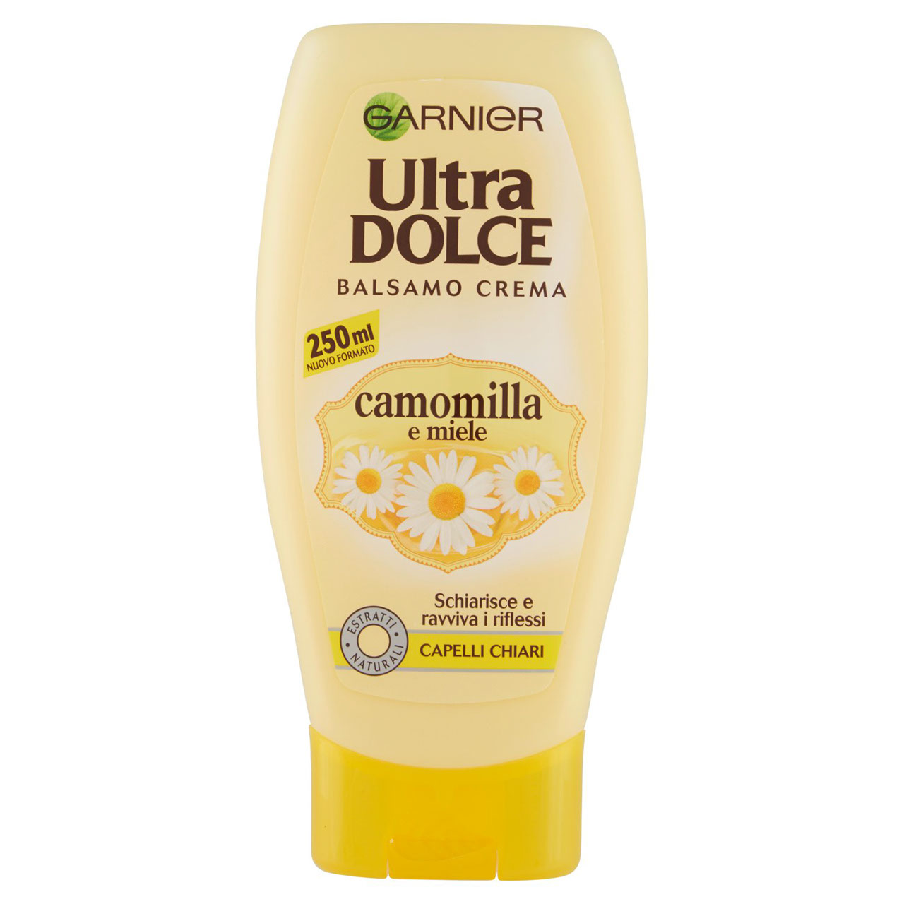 Garnier Ultra Dolce Balsamo all'estratto di Camomilla e Miele per capelli chiari, 250 ml