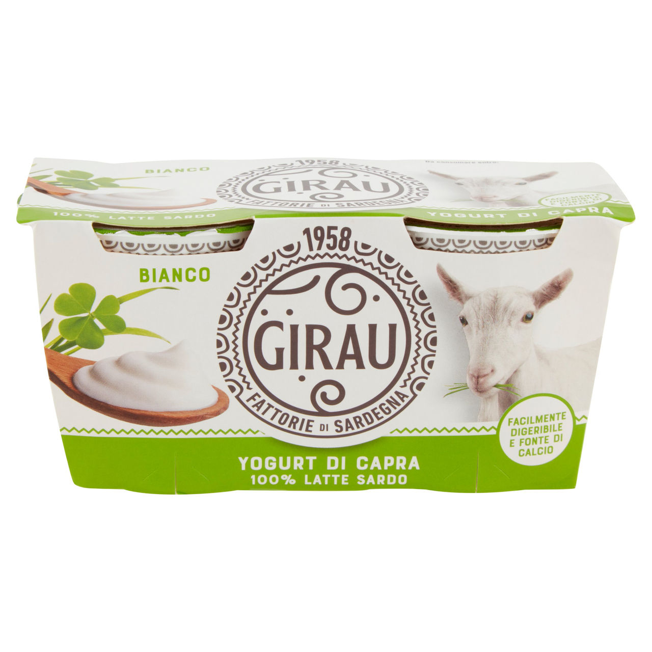 Girau Yogurt di Capra Bianco 2 x 125 g