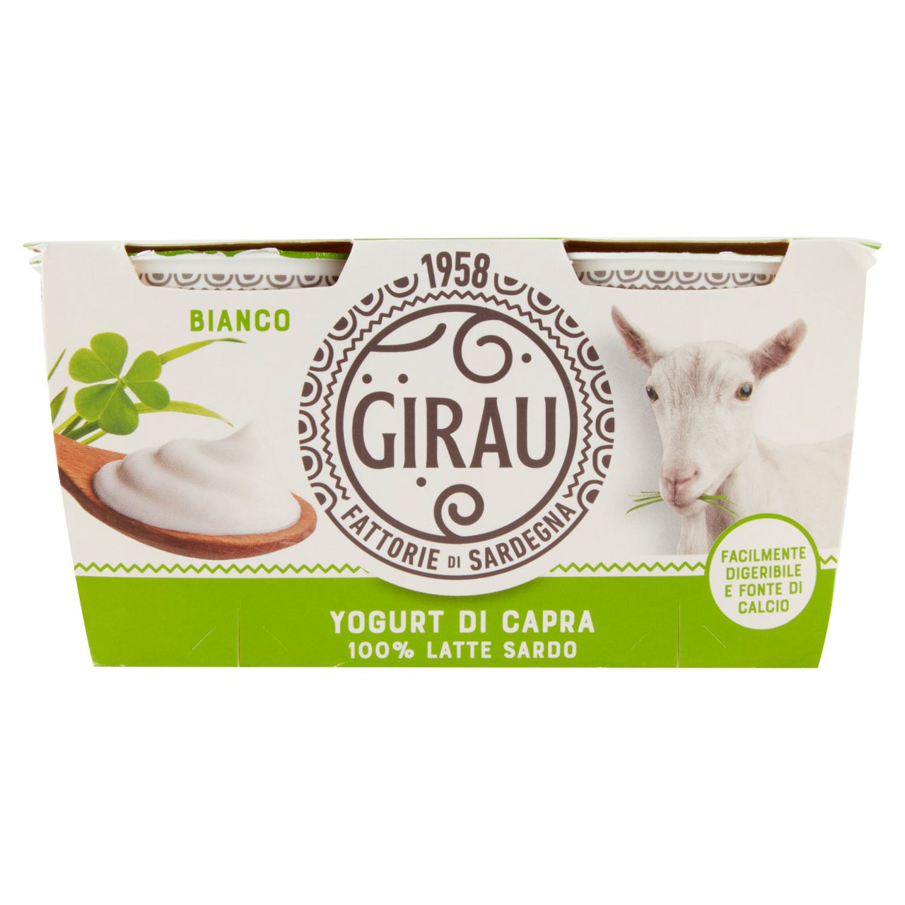 Girau Yogurt di Capra Bianco 2 x 125 g