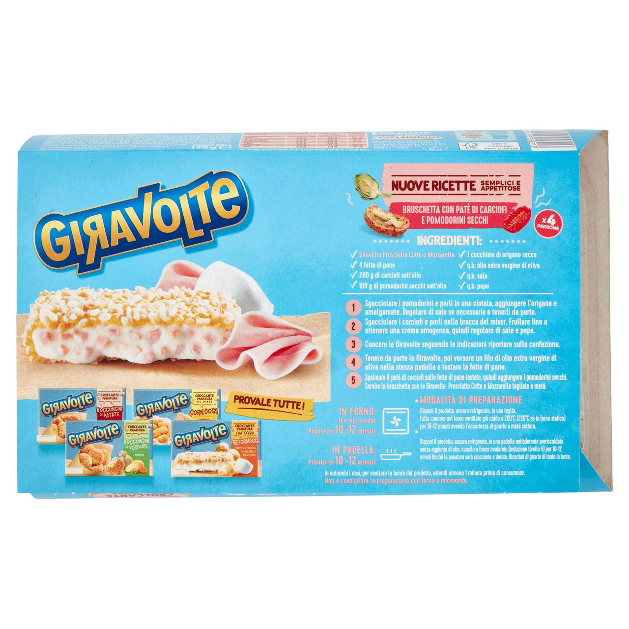 Giravolte Crocca e Fila Prosciutto Cotto 2x85g