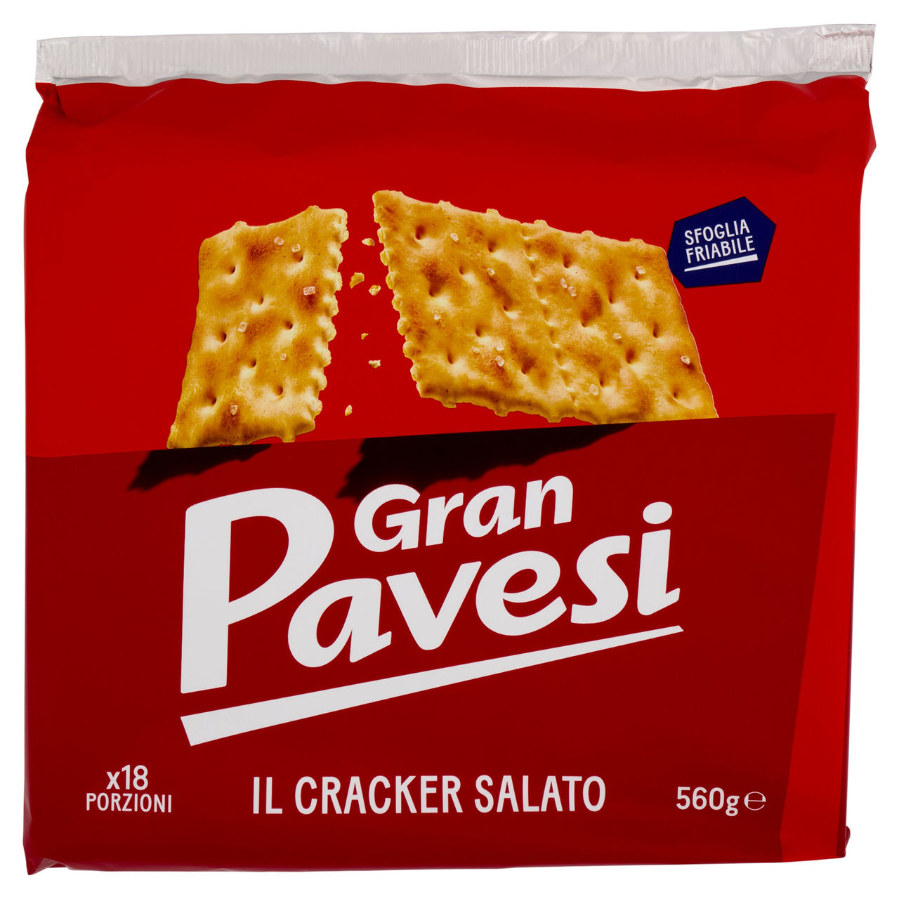 Gran Pavesi il Cracker Salato con Grano 100% italiano 560g