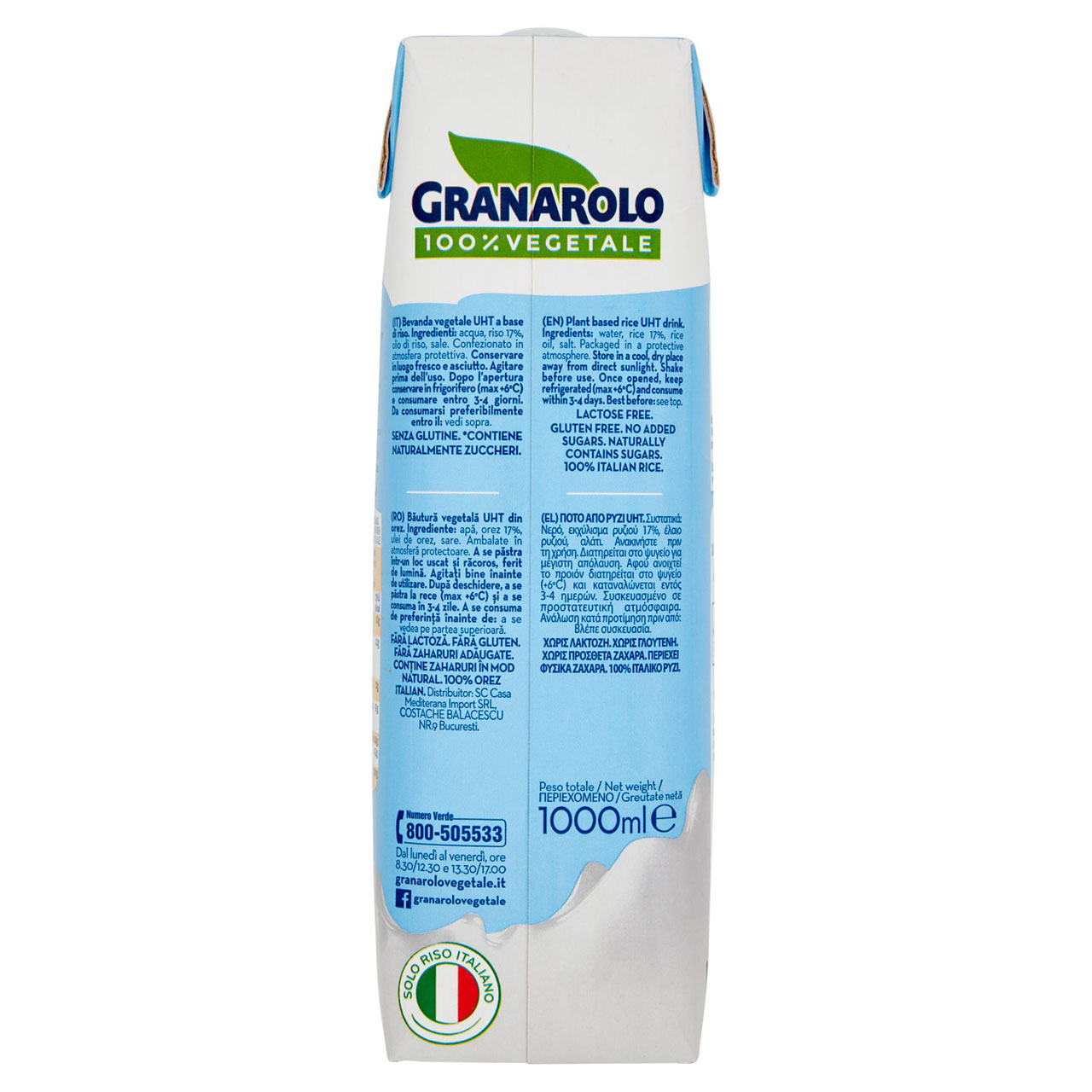 Granarolo 100% Vegetale Riso in vendita online