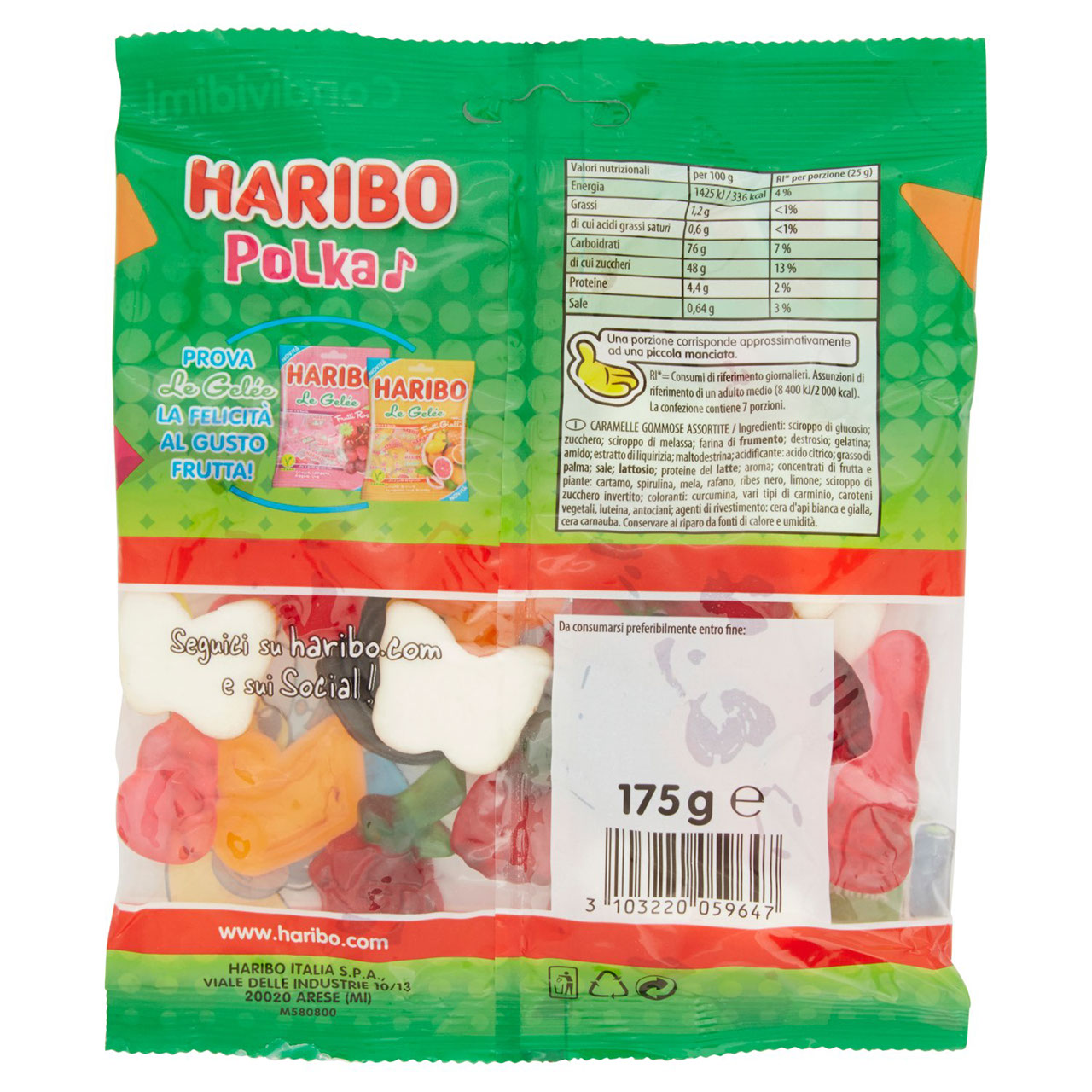 Haribo Polka 175 g