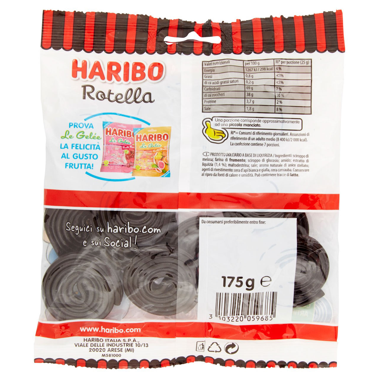 Haribo Rotella 175 g in vendita online