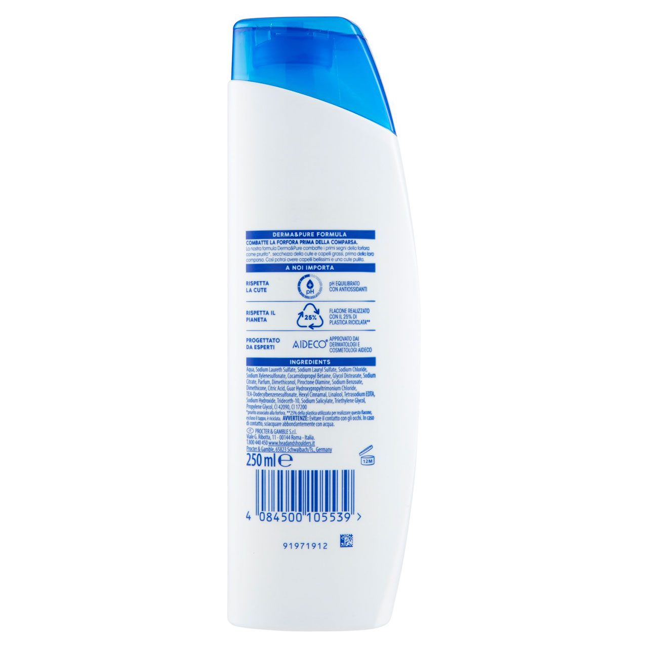 Head & Shoulders Shampoo Antiforfora Classic Clean 250 ml