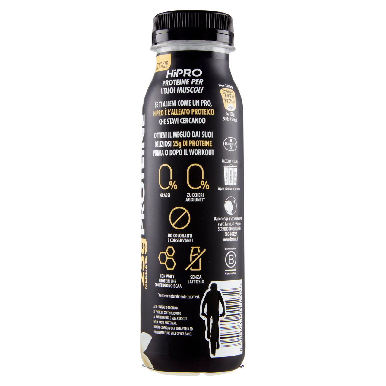 HiPRO Drink Gusto Vaniglia Cookie 0% grassi con 25g di Proteine 300 g