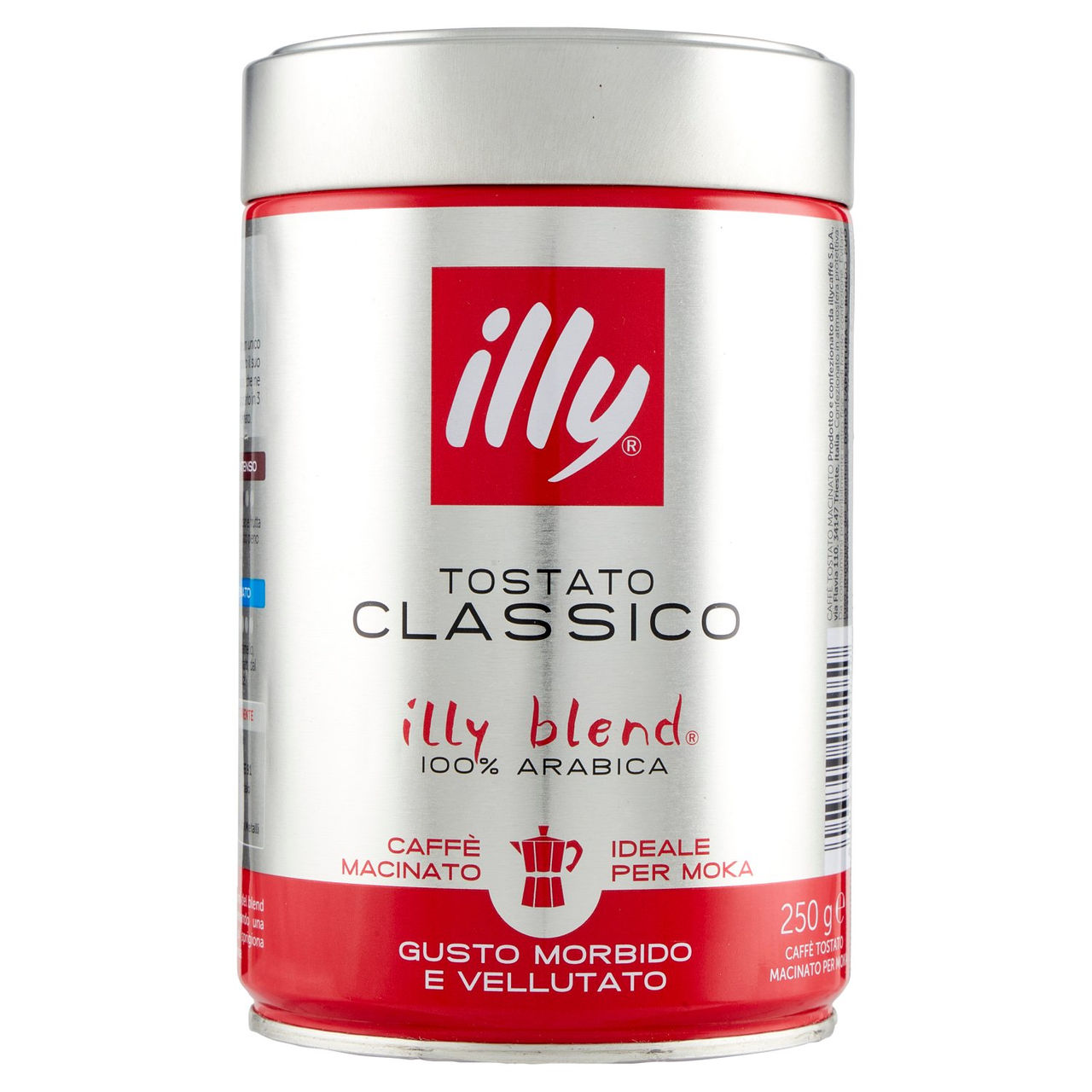 illy Tostato Classico Caffè Macinato Ideale per Moka 250 g