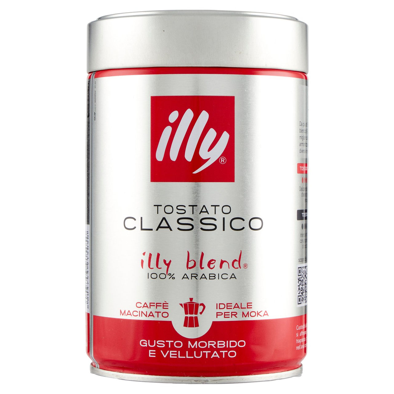 illy Tostato Classico Caffè Macinato Ideale per Moka 250 g