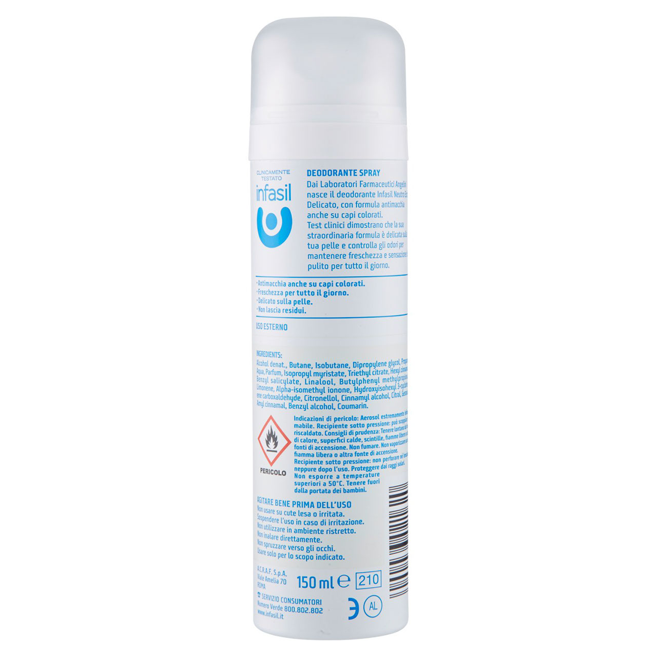 Infasil Neutro Deodorante 150ml in vendita online