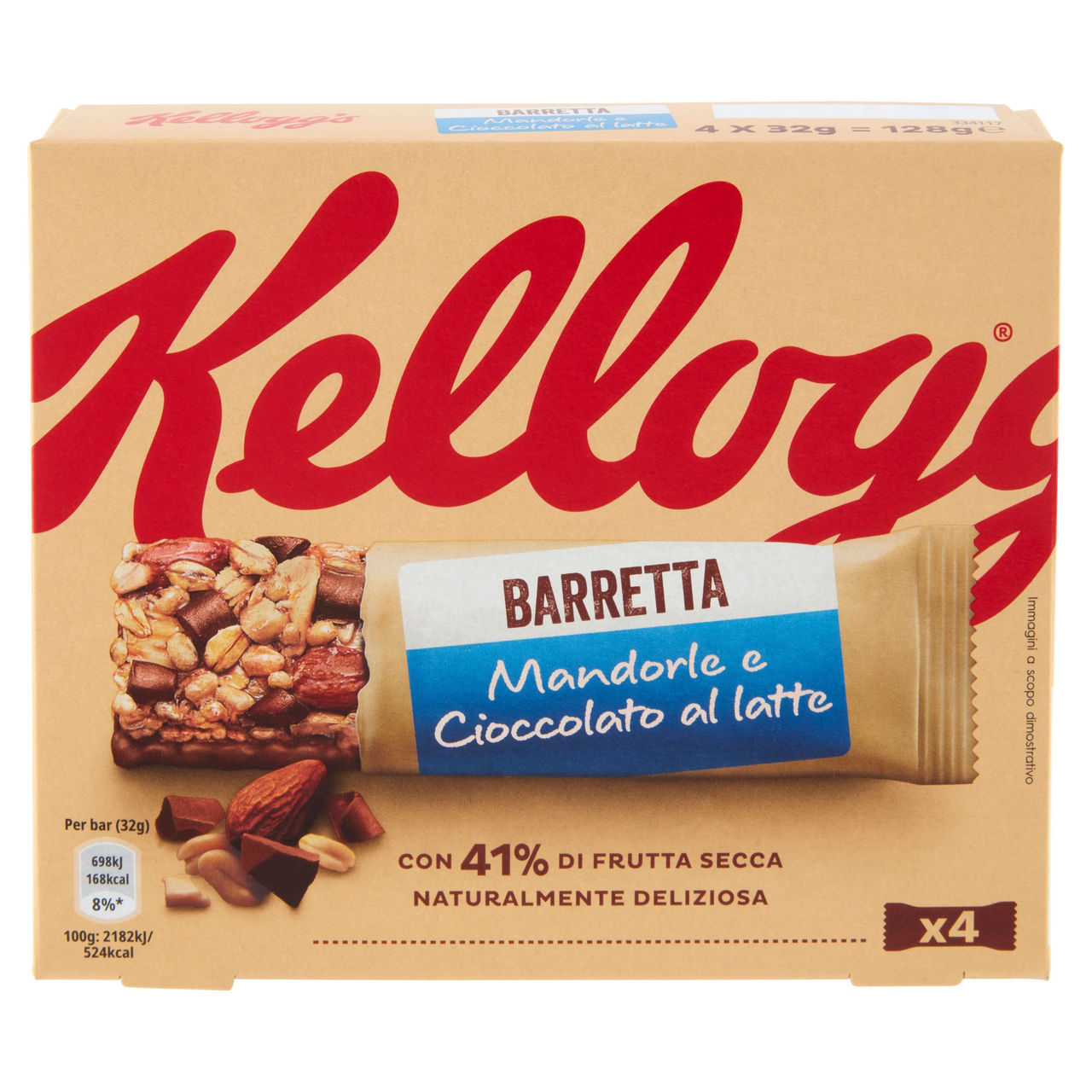 Kellogg's Barretta Mandorle in vendita online
