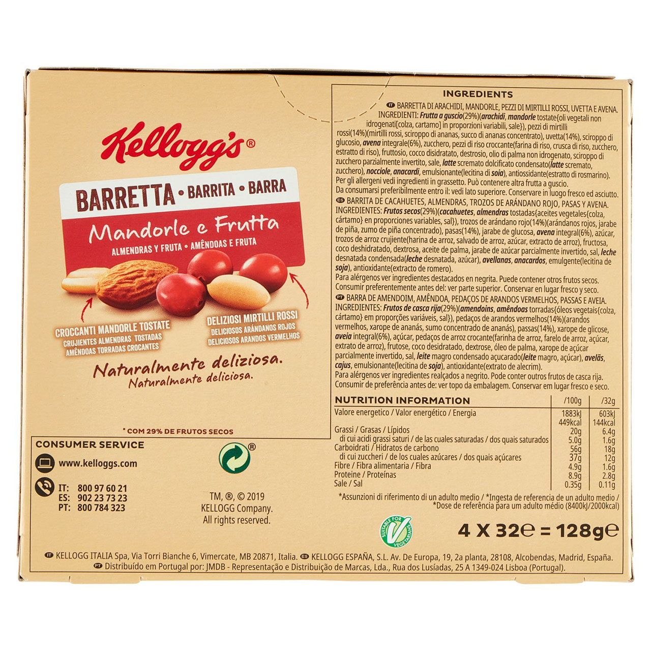 Kellogg's Barrette in vendita online