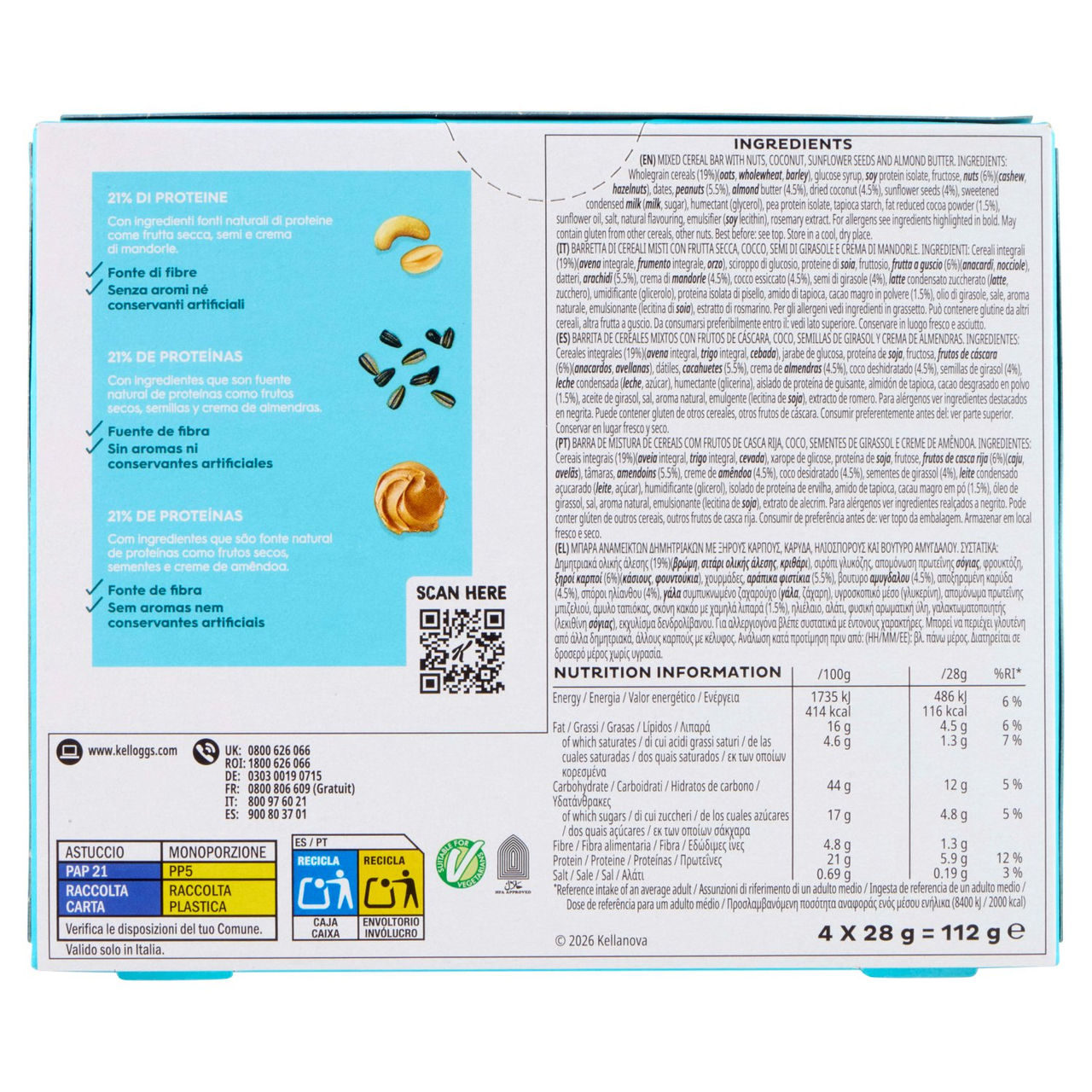 Kellogg's Special K Protein 23% in vendita online