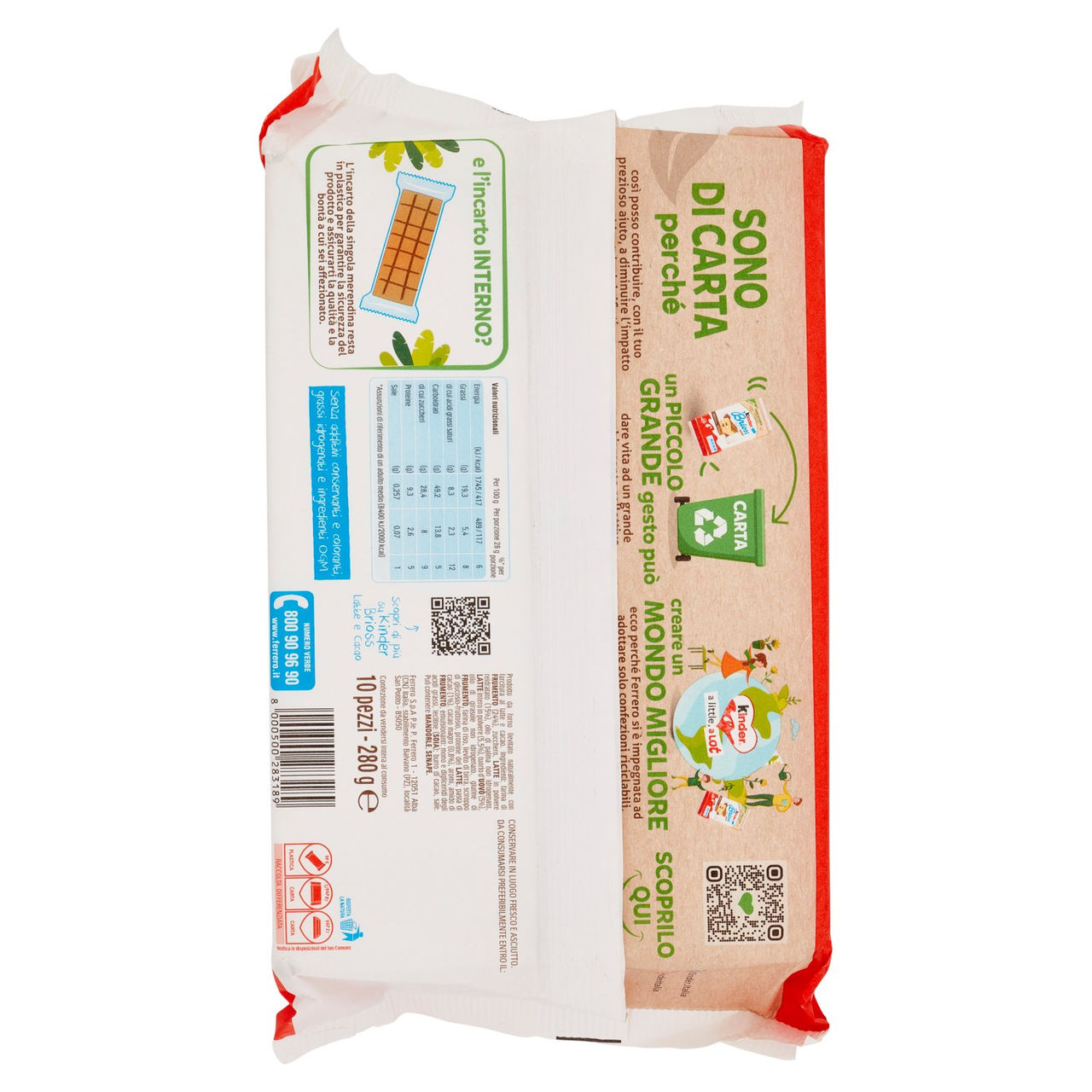 Kinder Brioss Latte e Cacao in vendita online