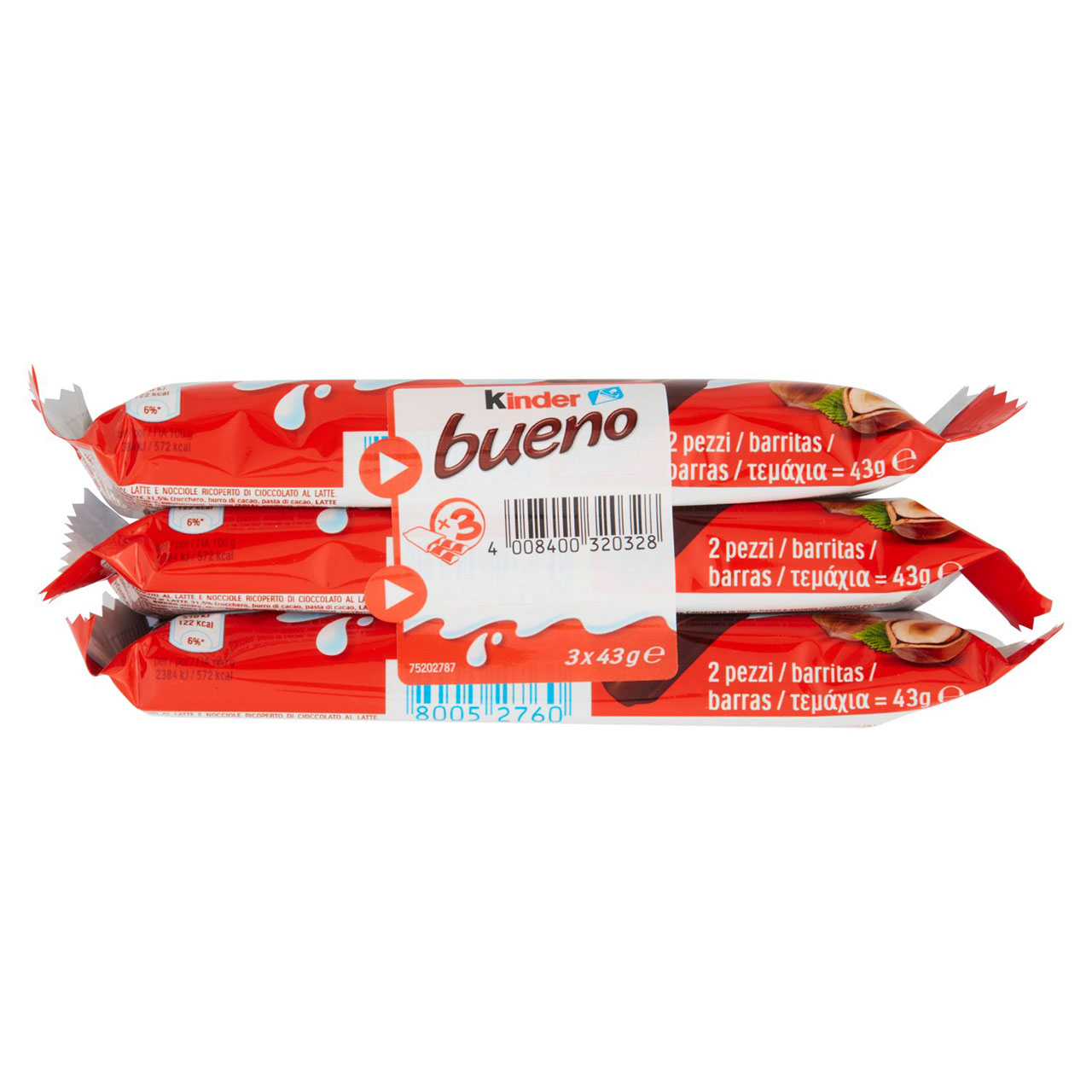 Kinder bueno 3 x 43 g