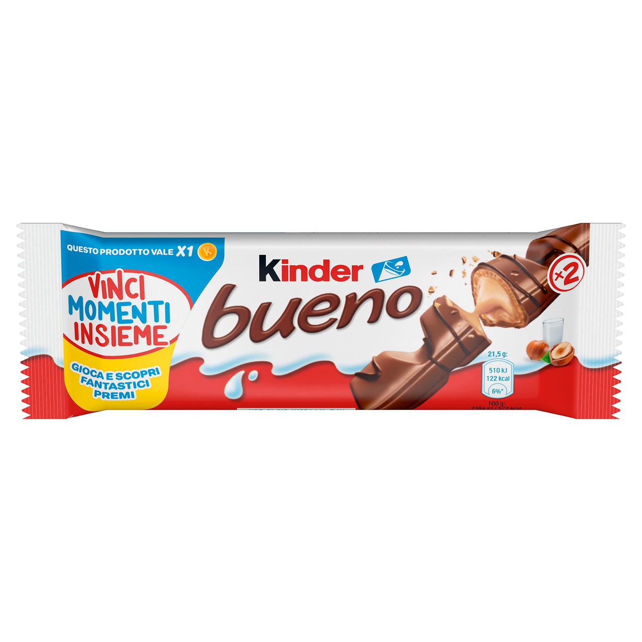 Kinder bueno 2 pezzi 43 g