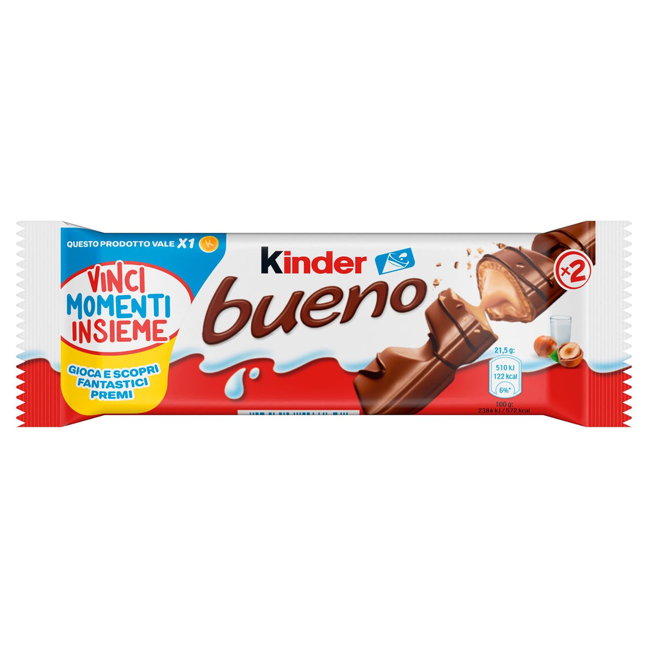 Kinder bueno 2 pezzi 43 g