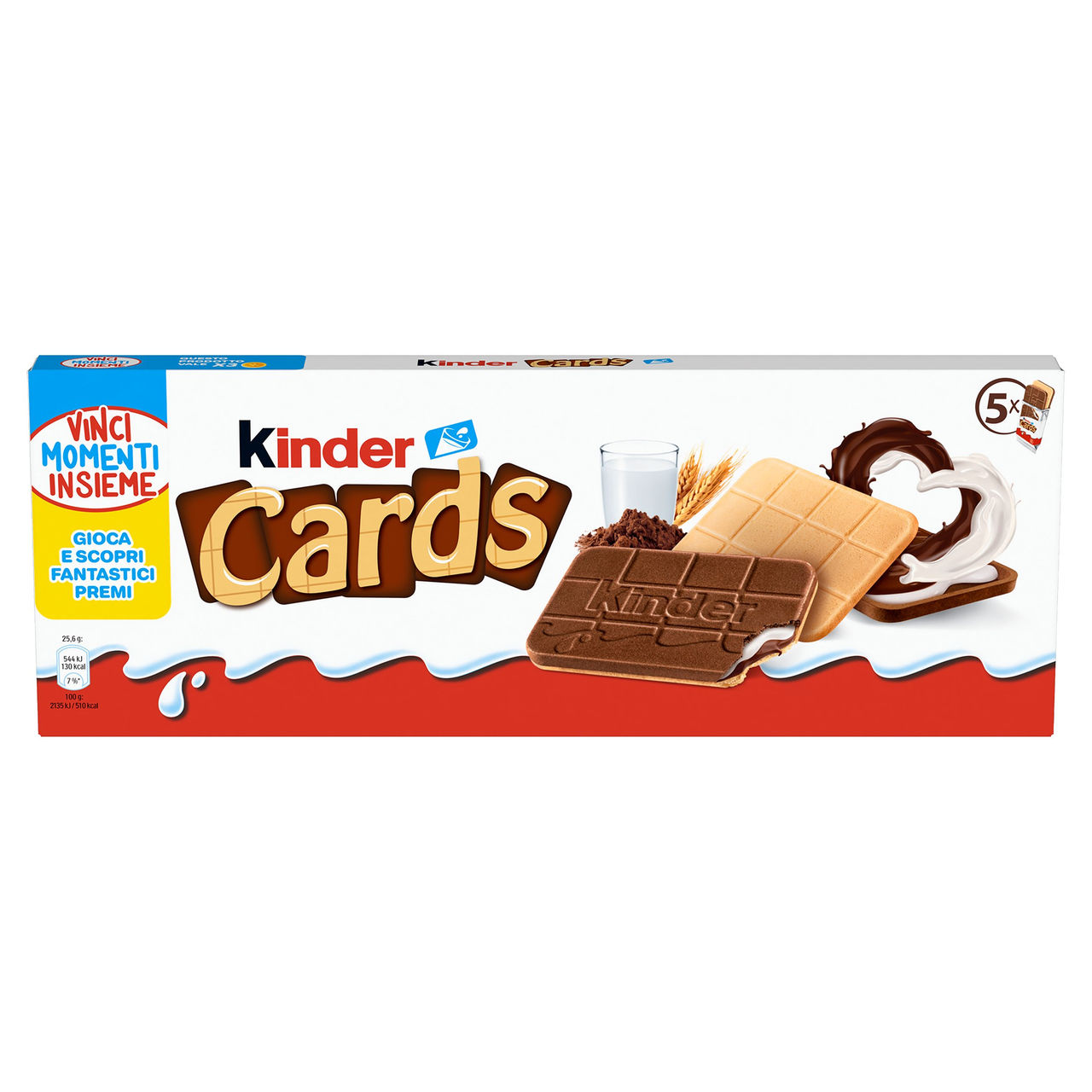 Kinder Cards 5 x 12,8 g in vendita online