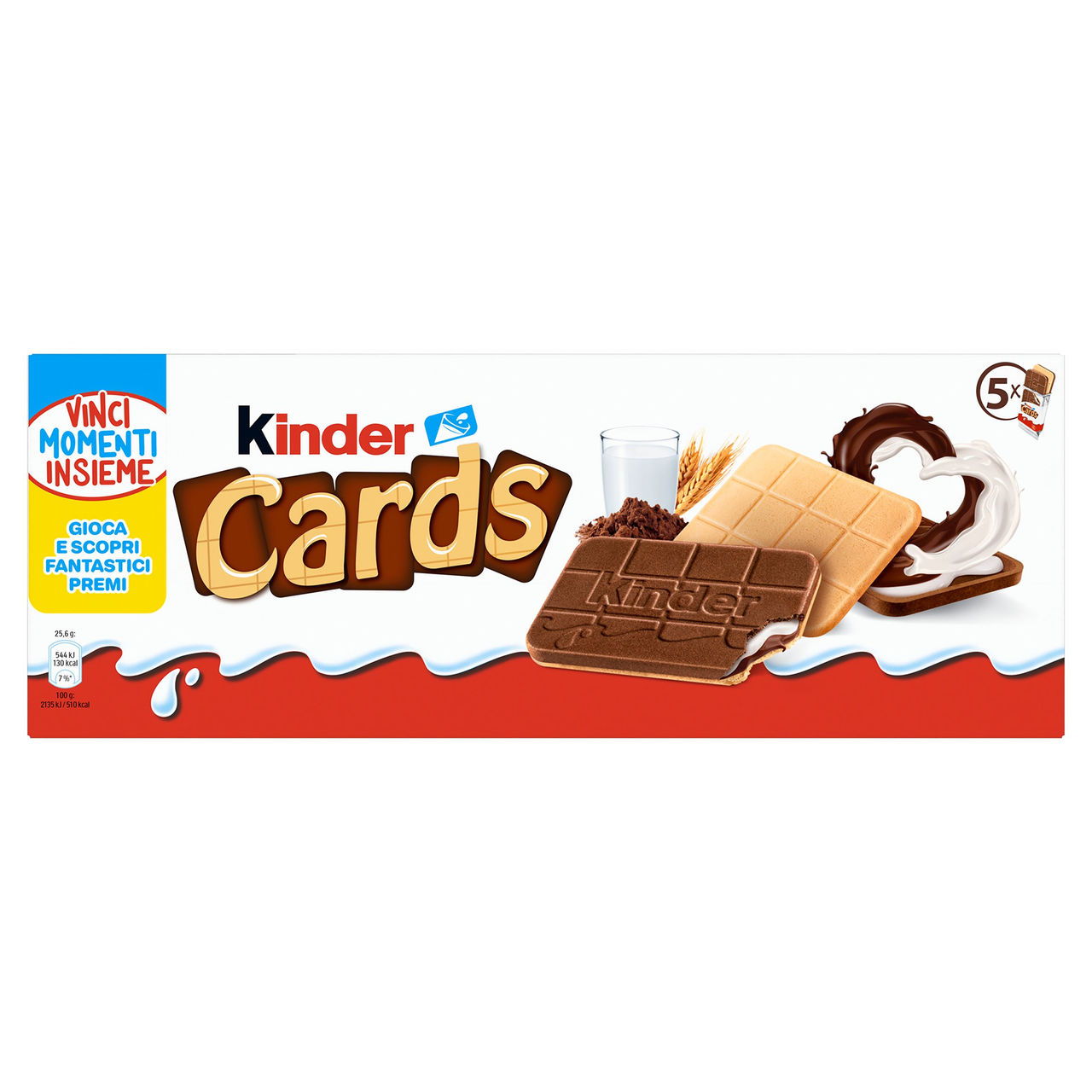 Kinder Cards 5 x 12,8 g in vendita online