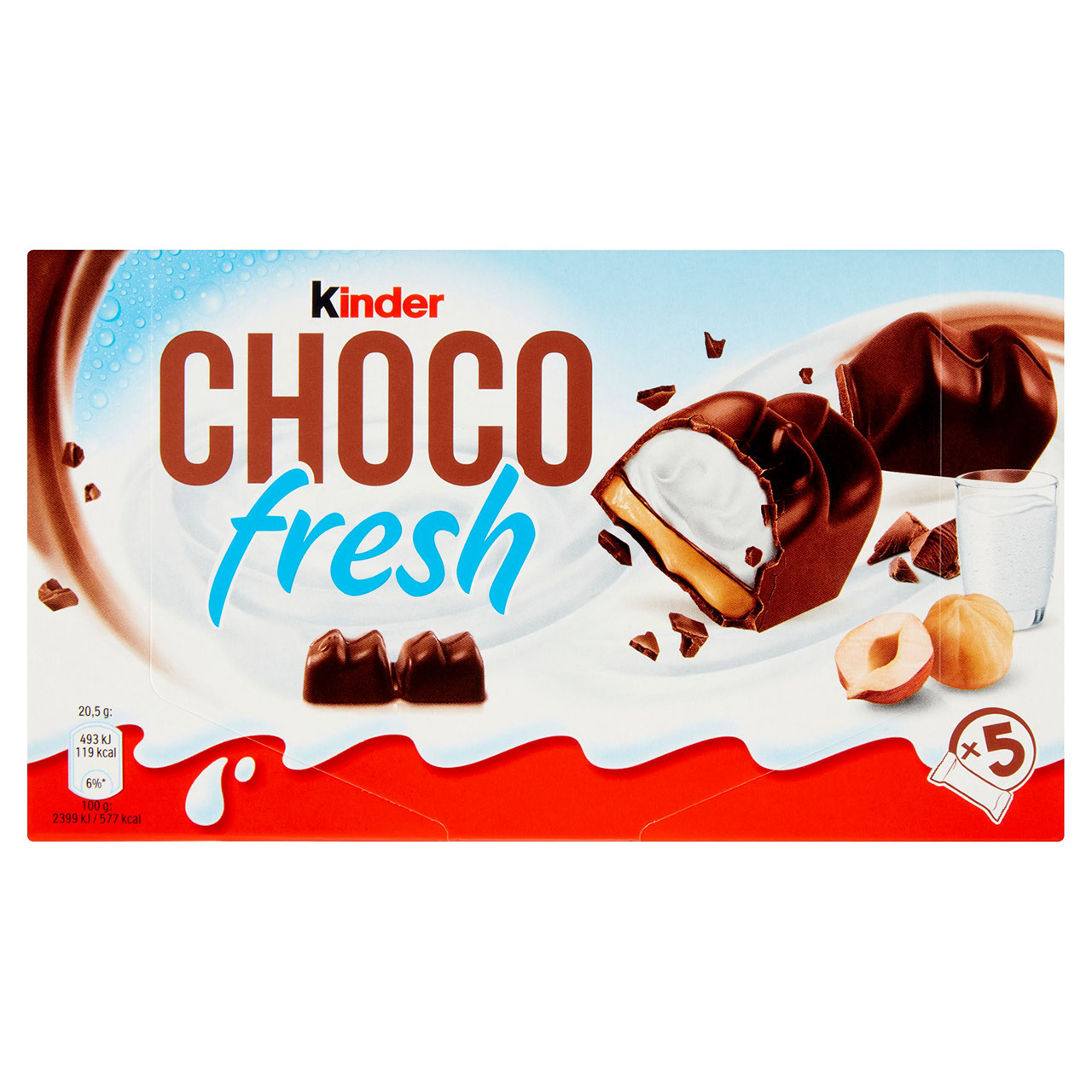 Kinder Choco fresh 5 x 20,5 g in vendita online