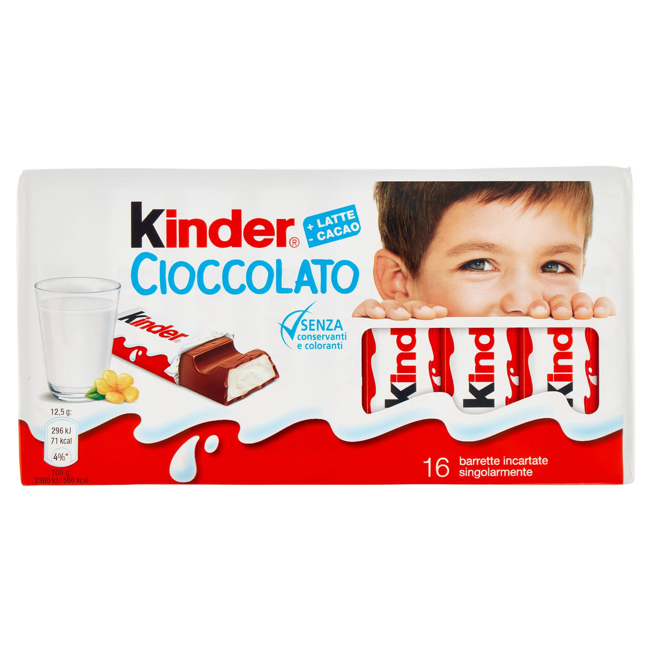 Kinder Cioccolato 16 x 12,5 g in vendita online