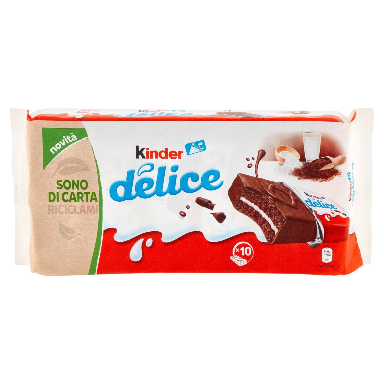 Kinder délice 10 x 39 g in vendita online