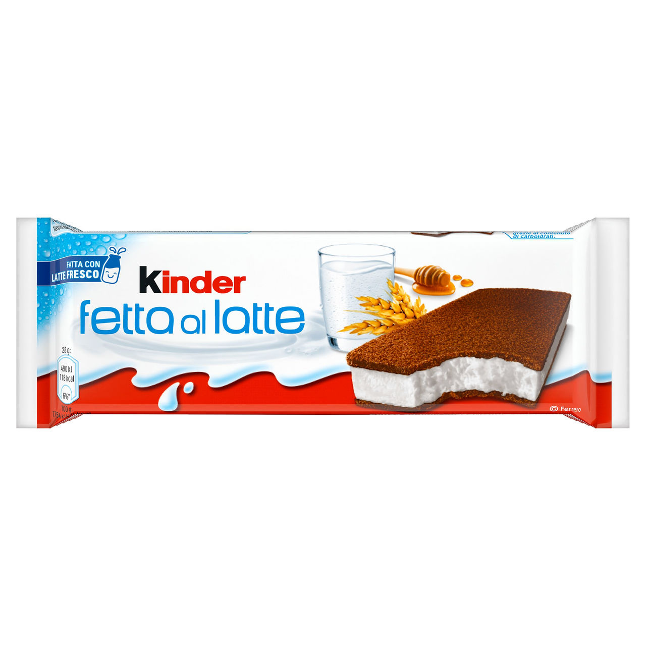 Kinder Fetta al latte 5 x 28 g in vendita online