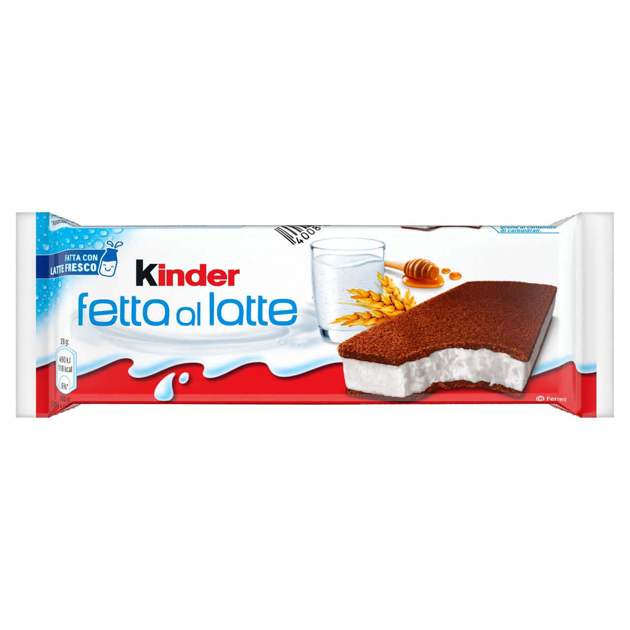 Kinder Fetta al latte 5 x 28 g in vendita online