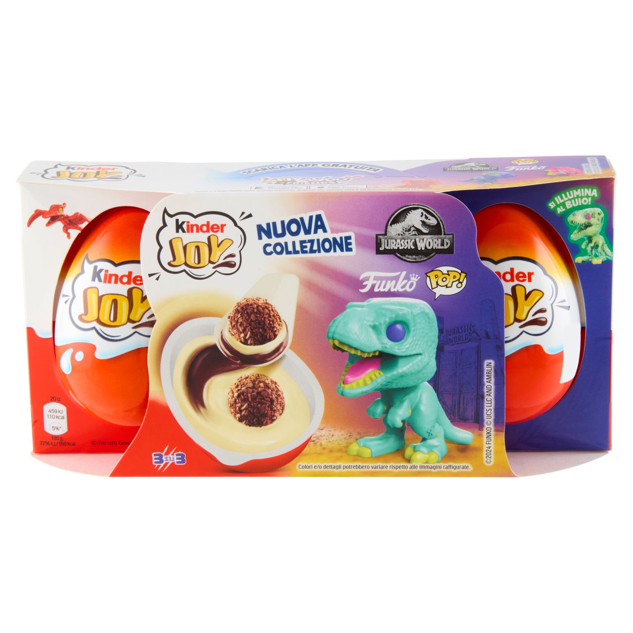 Kinder Joy Jurassic World 3 x 20 g