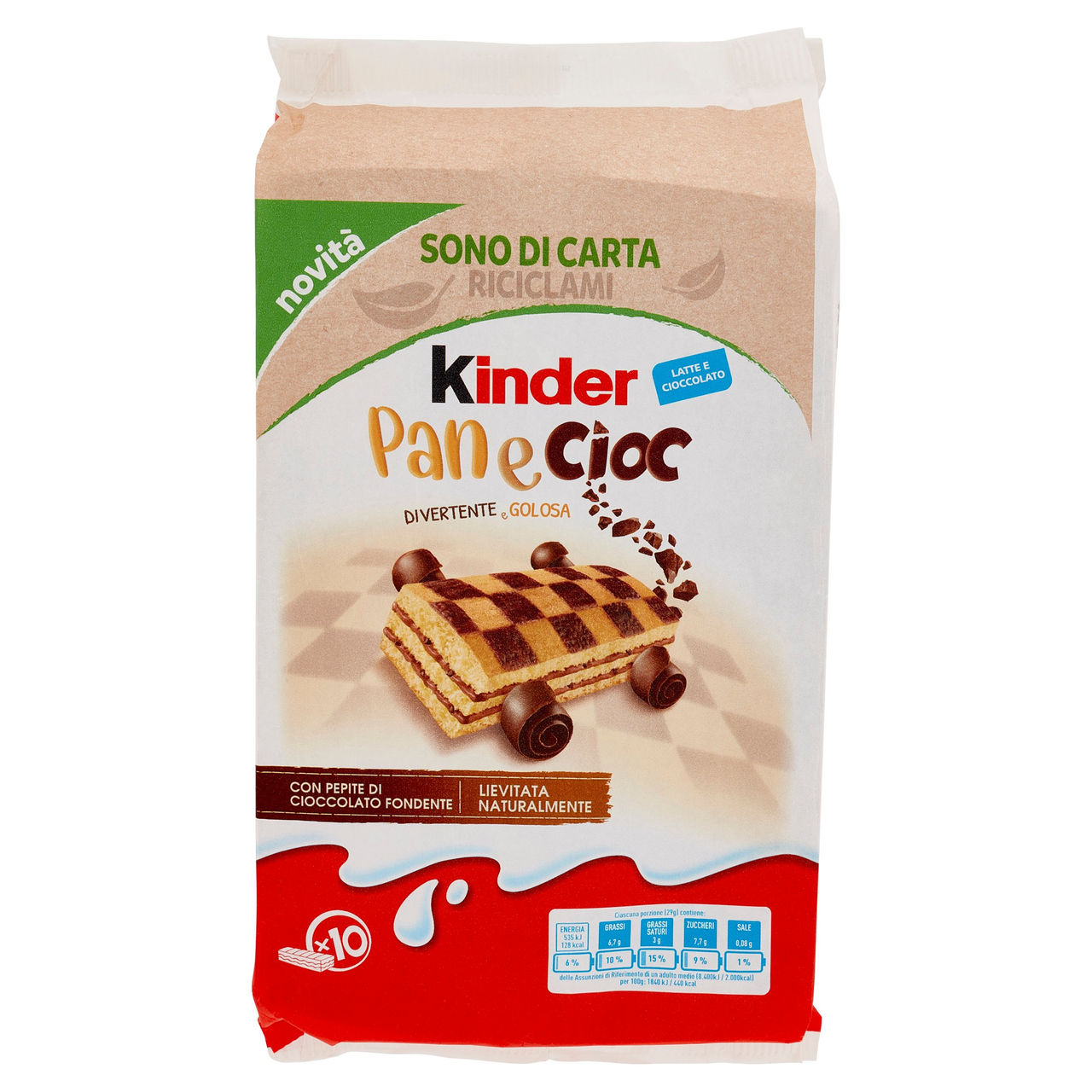 Kinder Panecioc 10 x 29 g vendita online