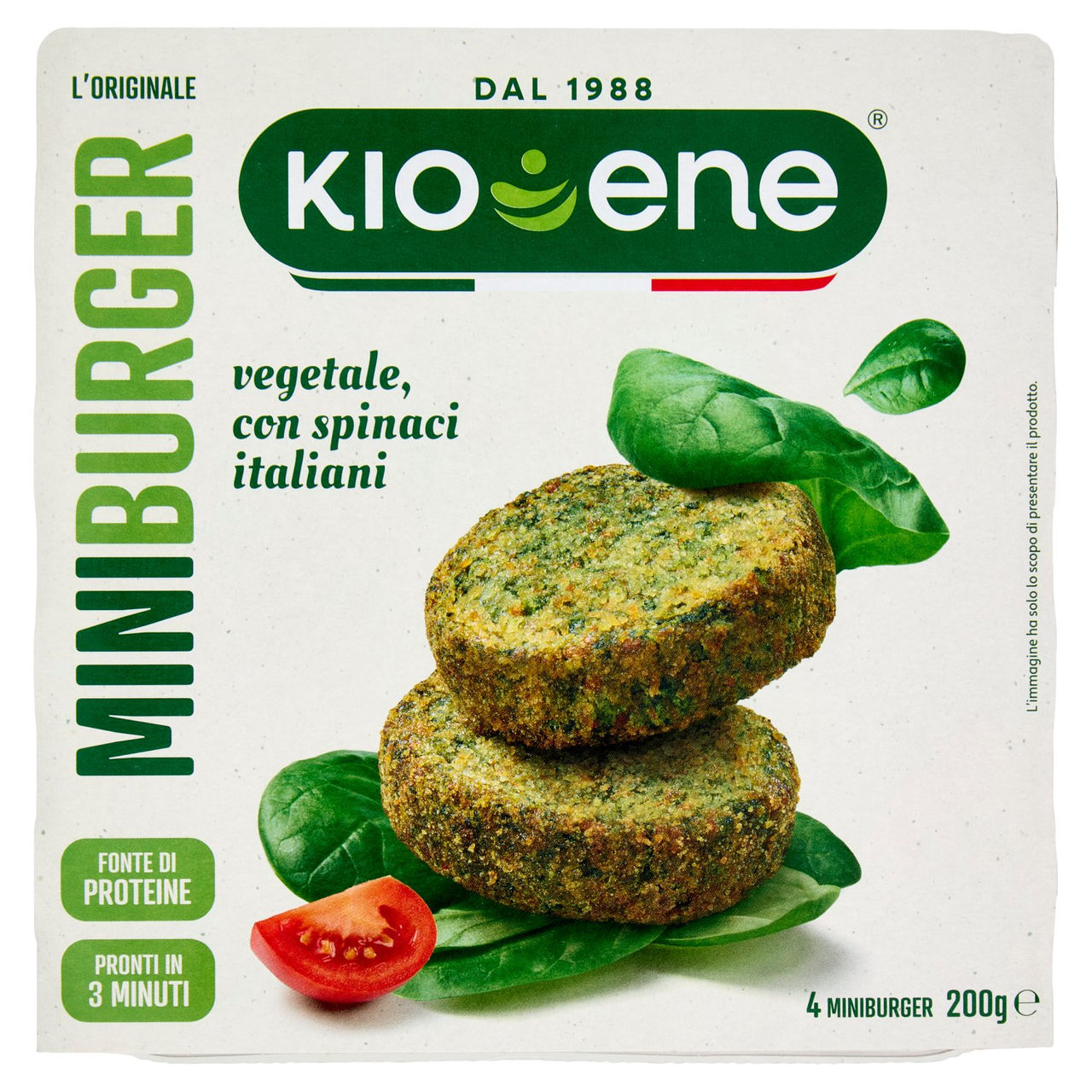 Kioene miniburger agli Spinaci in vendita online