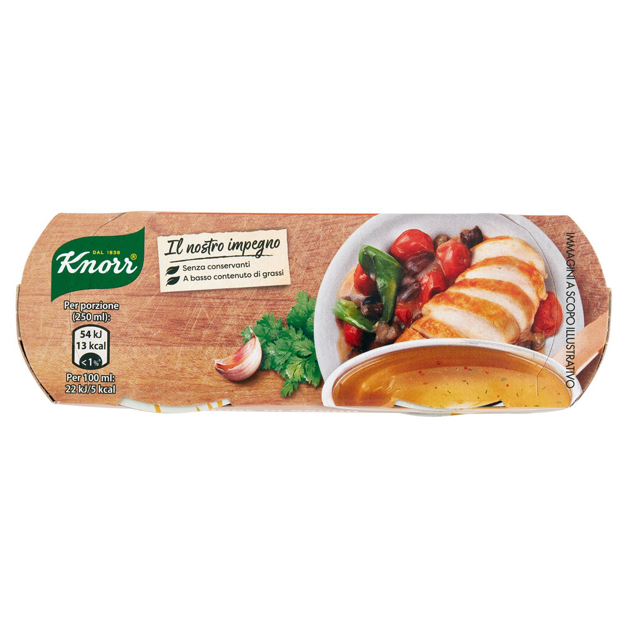 Knorr Cuore di Brodo Delicato 4 x 28 g